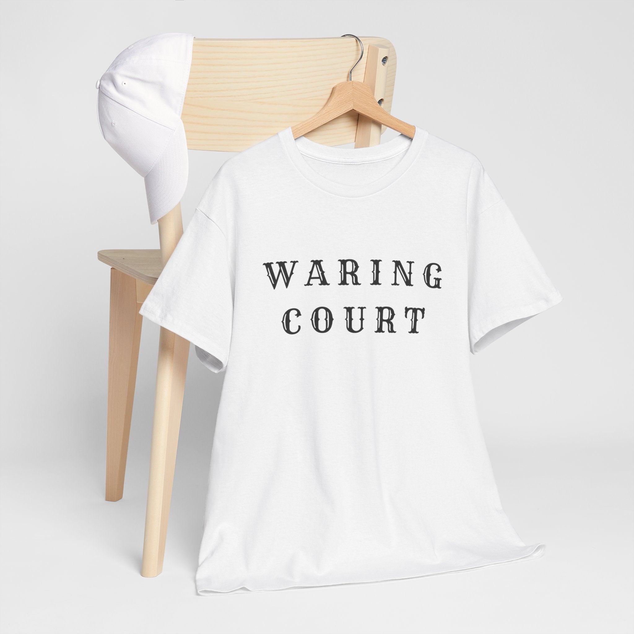 Waring Court Vintage Lettering T‑Shirt