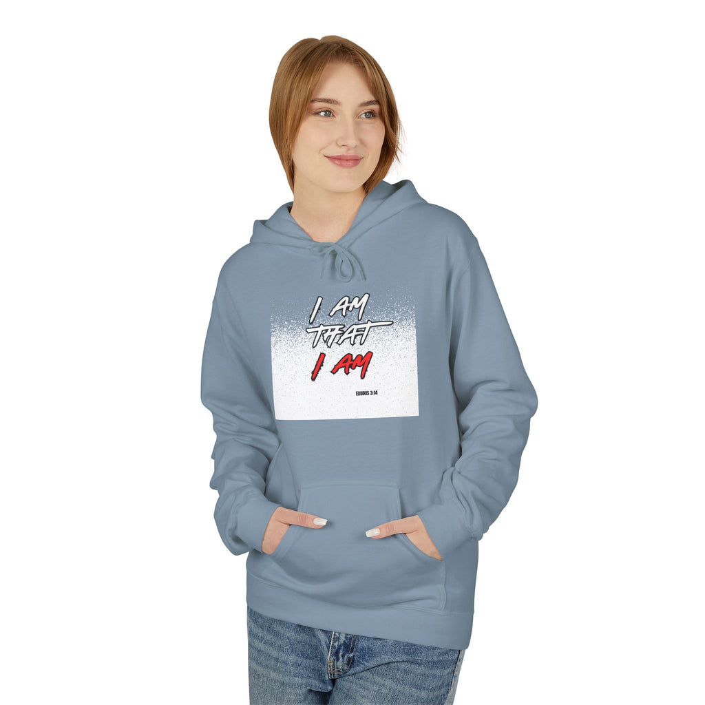 Hoodie — 'Lazy Today, Lady Tomorrow' Minimal Script Hoodie (White)