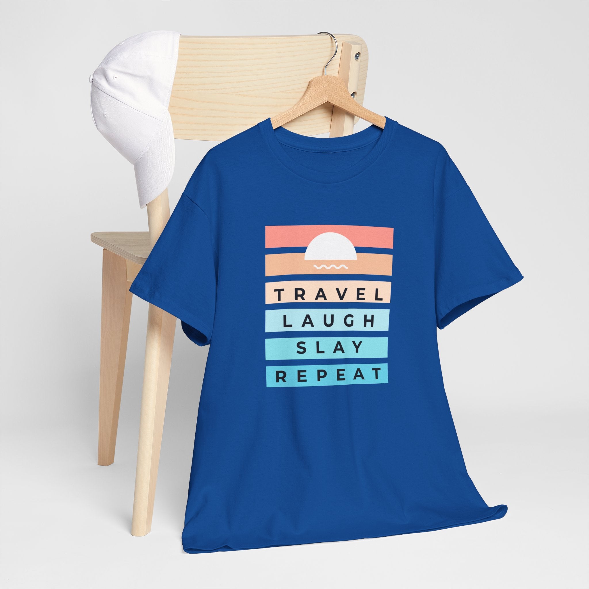 Travel Laugh Slay Repeat Tee
