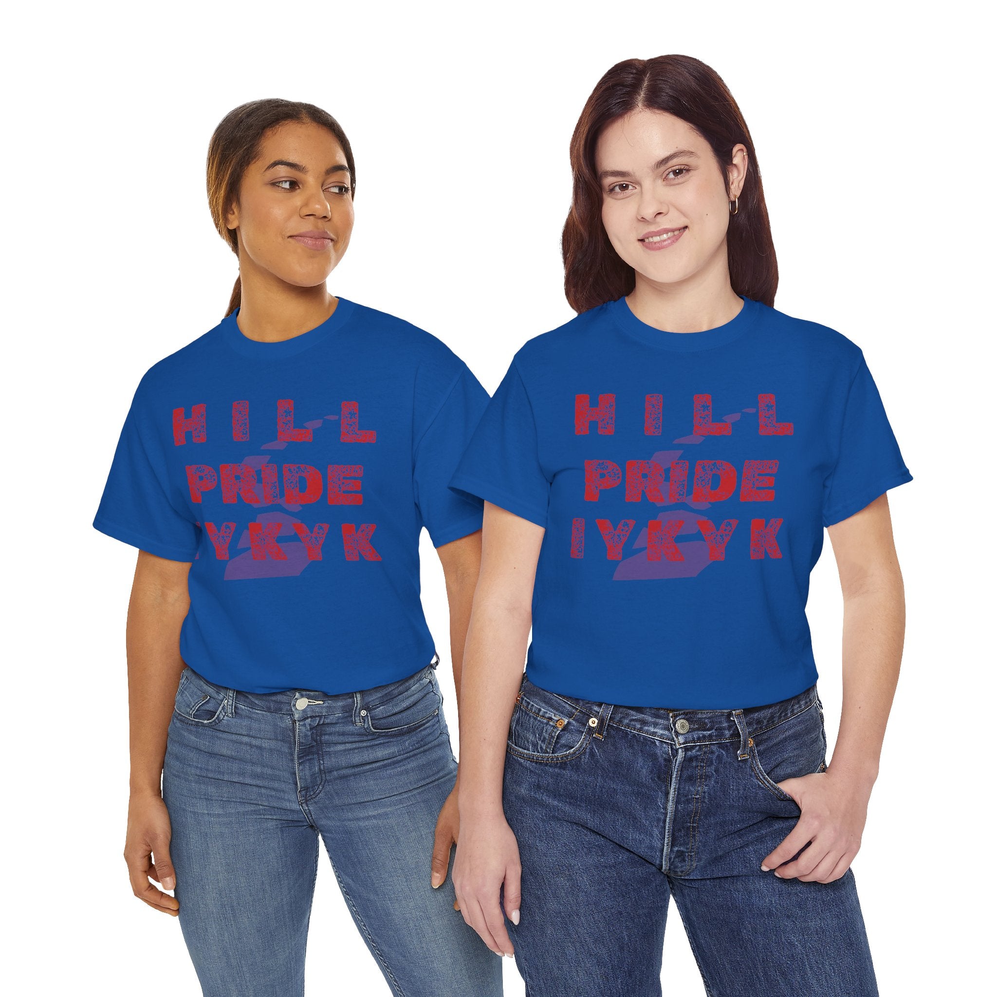 Hill Pride Cobblestone Road Graphic Tee — Red Brick Path Text Design