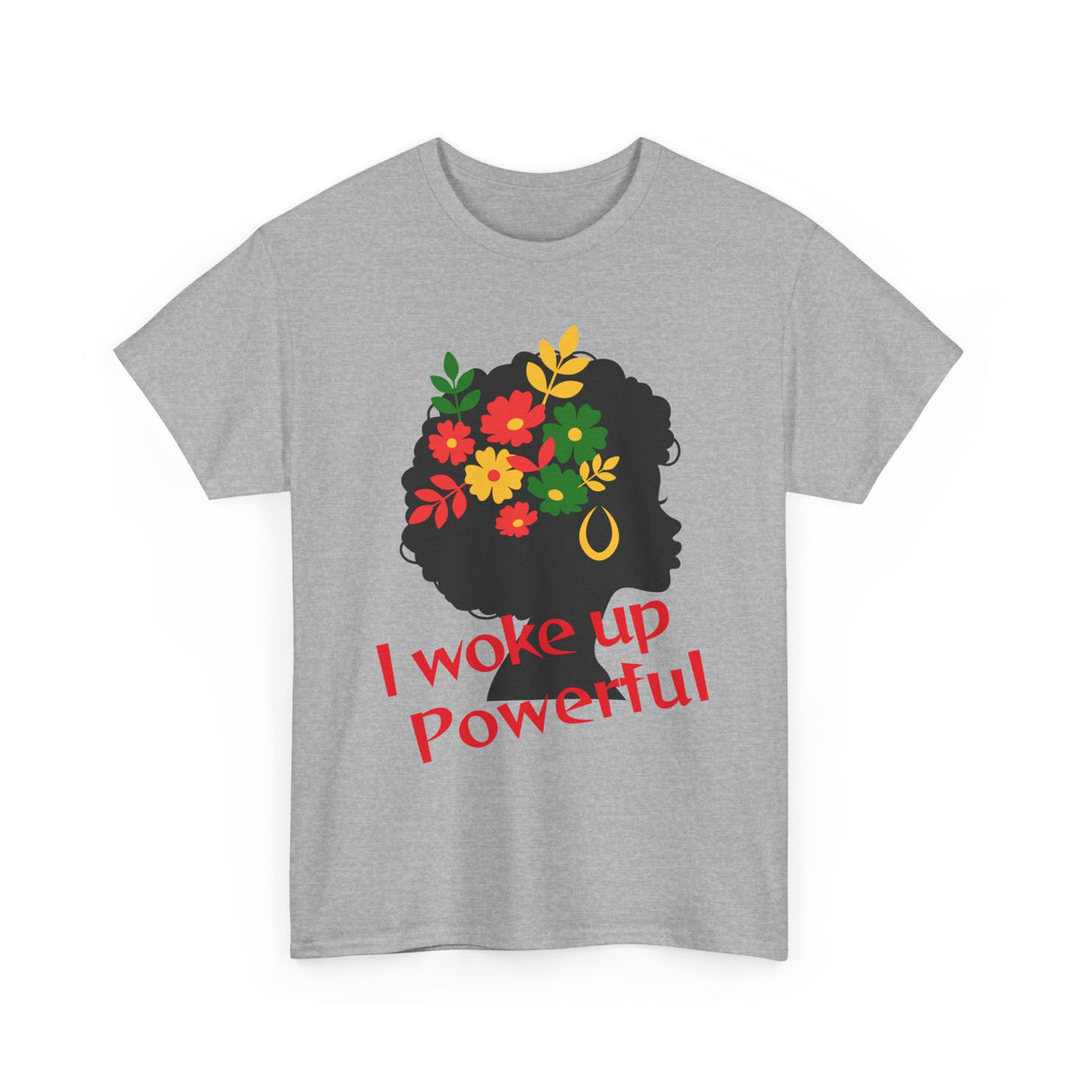 I Woke Up Peaceful" Minimal Line Art T-Shirt
