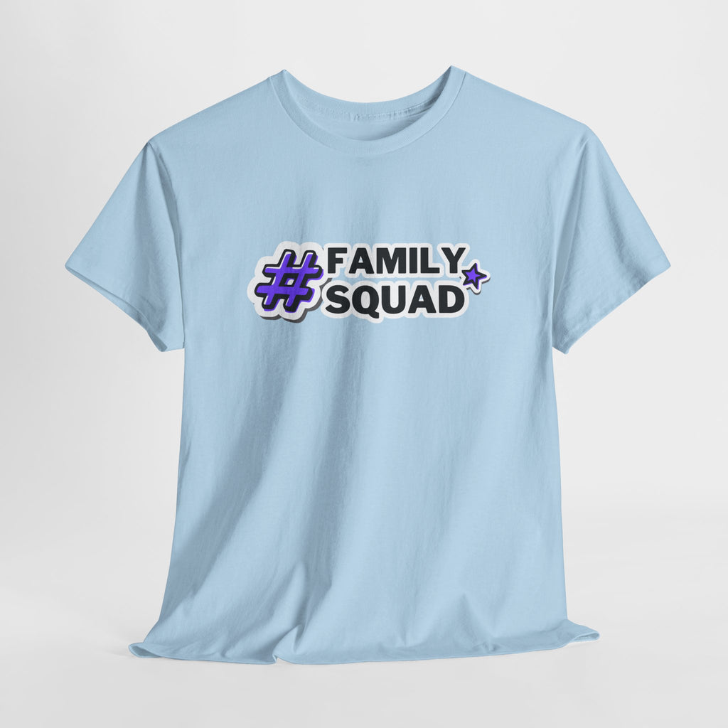 Family Squad T-Shirt — #FamilySquad Graphic Tee for Matching Family Outfits