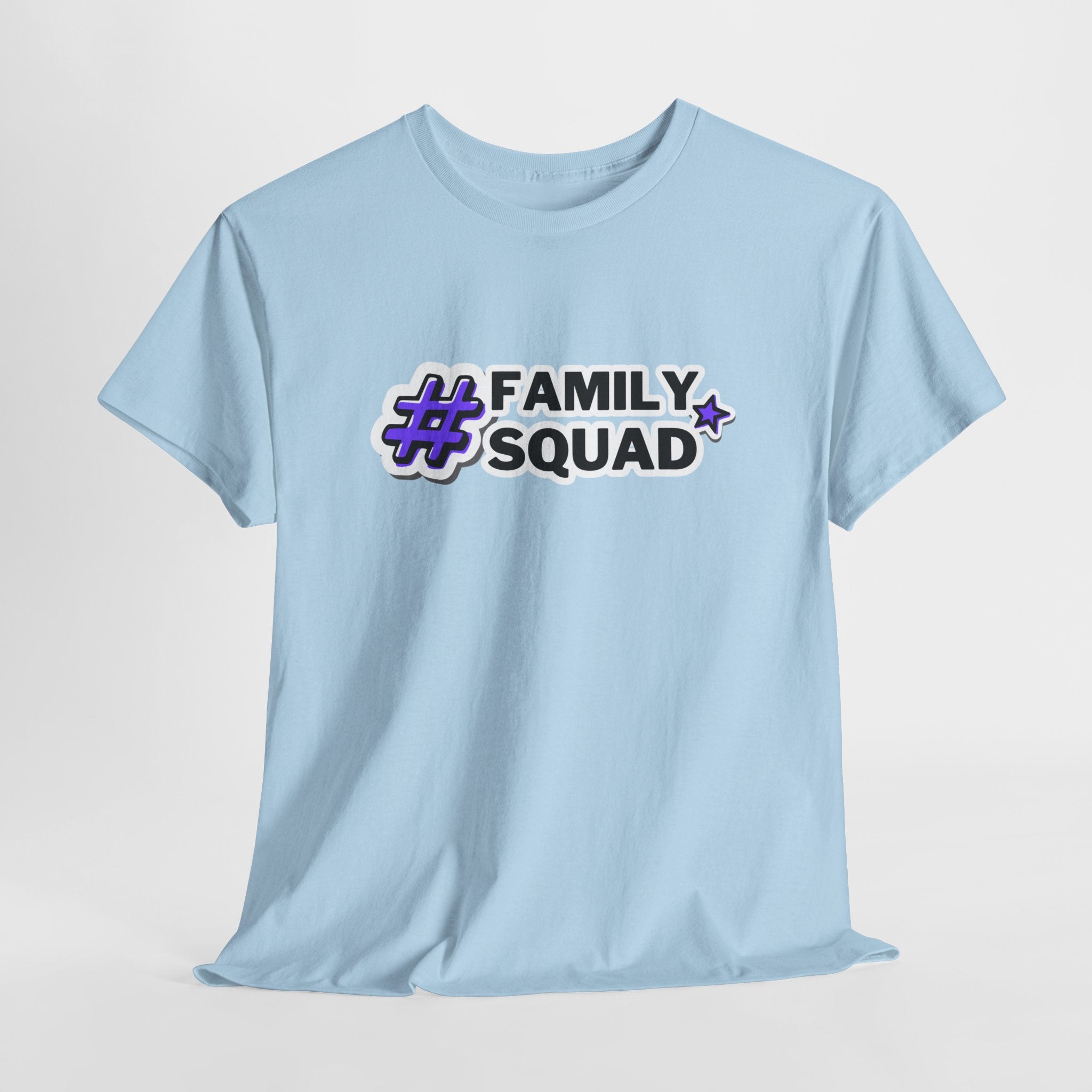 Family Squad T-Shirt — #FamilySquad Graphic Tee for Matching Family Outfits