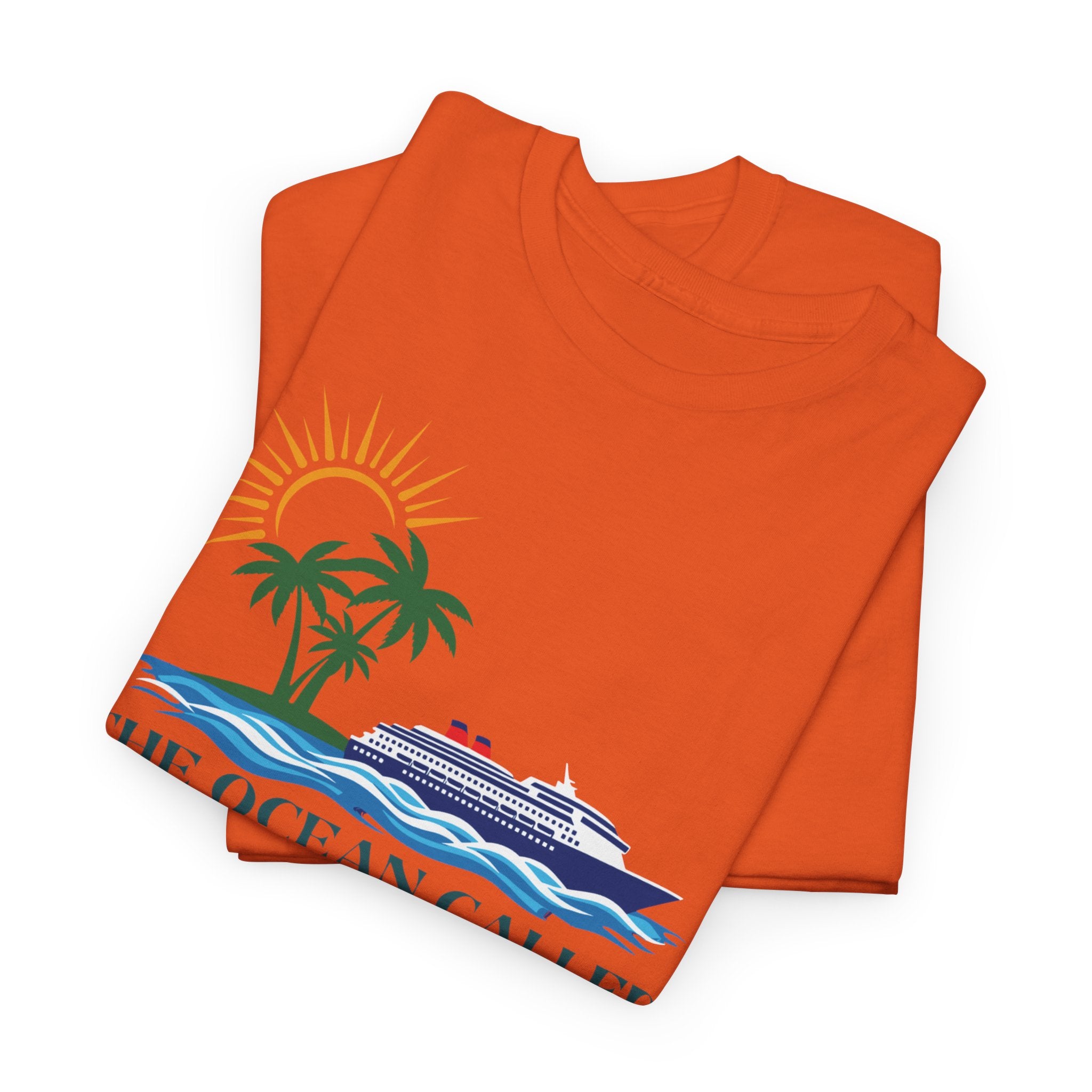 Ocean Called Tee — "The Ocean Called and I Must to Go" Tropical Beach T-Shirt
