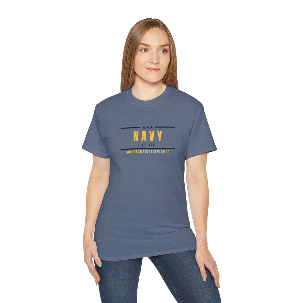 Navy Est. 1775 Military Graphic Tee — Veteran & Navy Support Shirt
