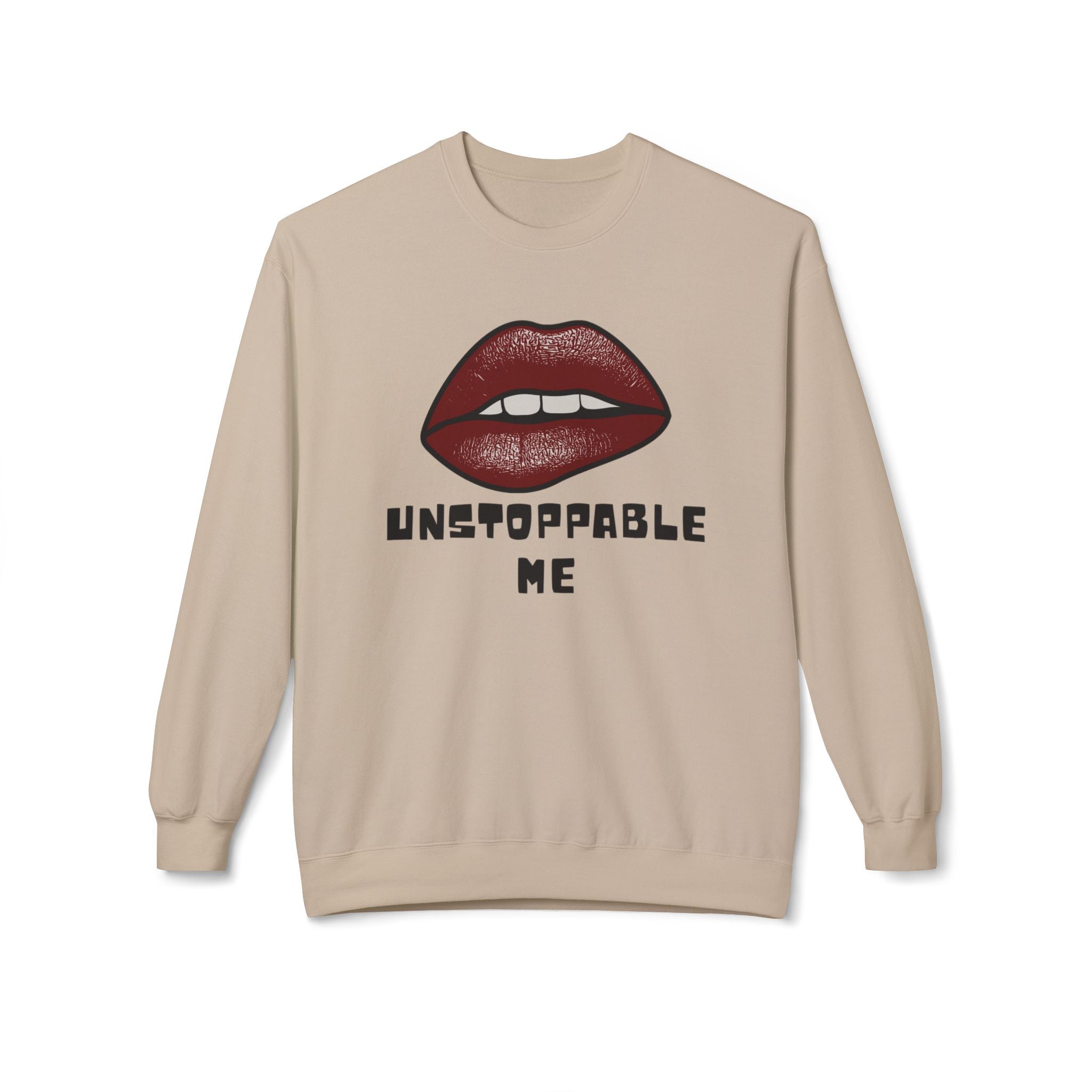 Unstoppable Me Sweatshirt — Bold Lip Graphic Crewneck