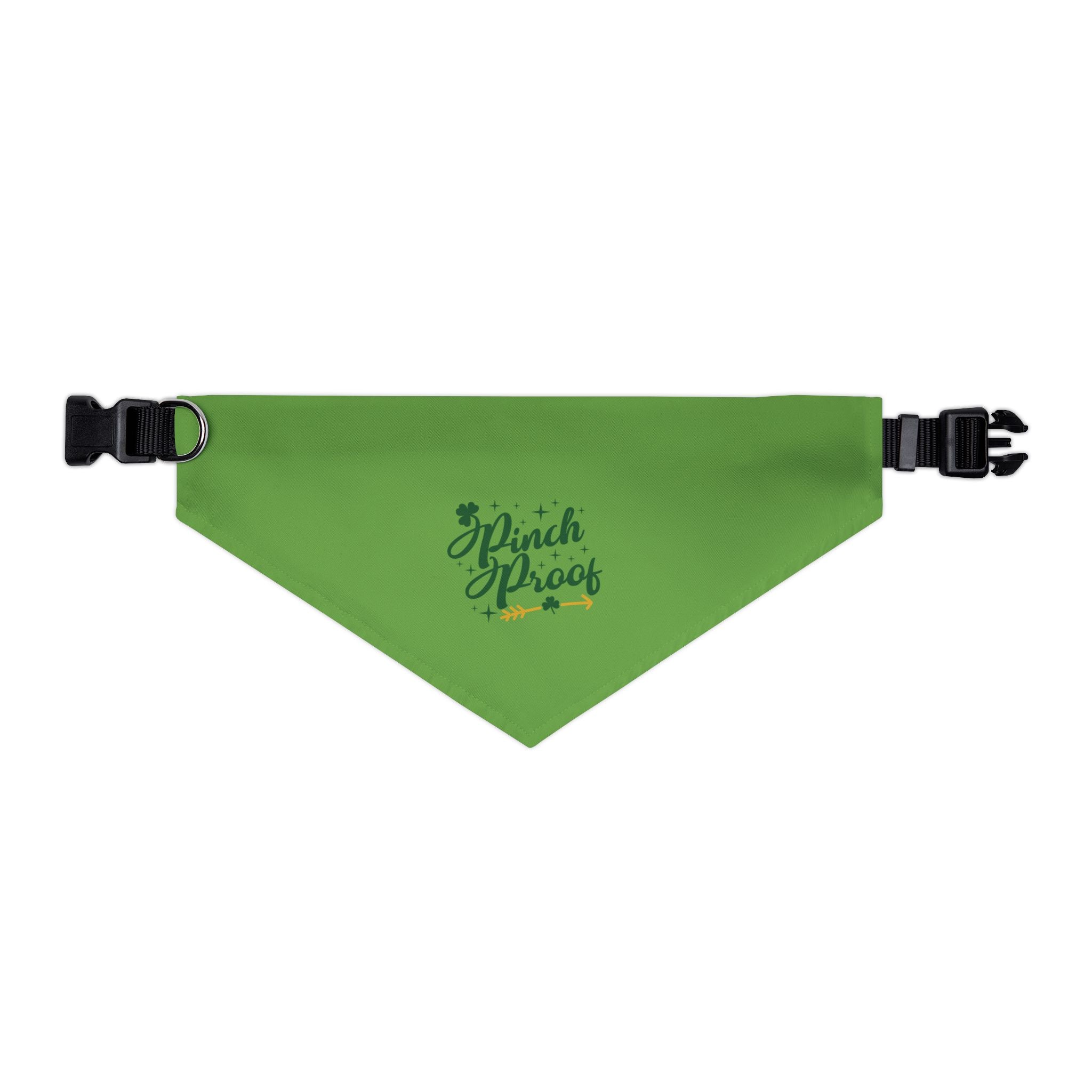 Pet Bandana Collar — "Pinch Proof" St. Patrick’s Day Green Dog Bandana