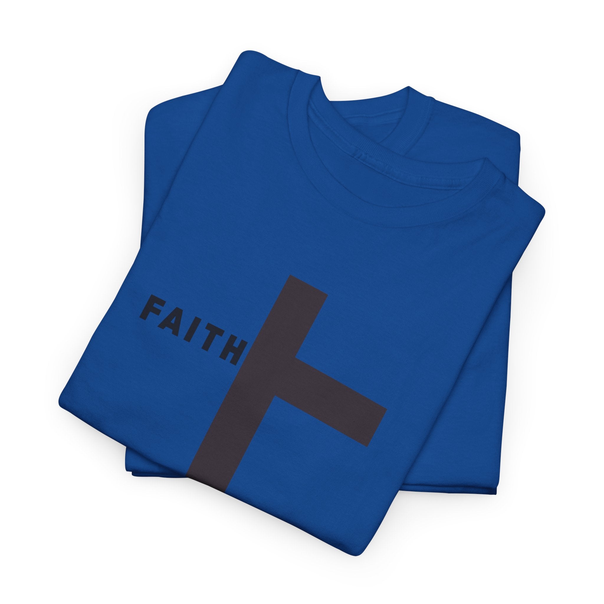 Faith Cross T‑Shirt — Minimal Christian Tee