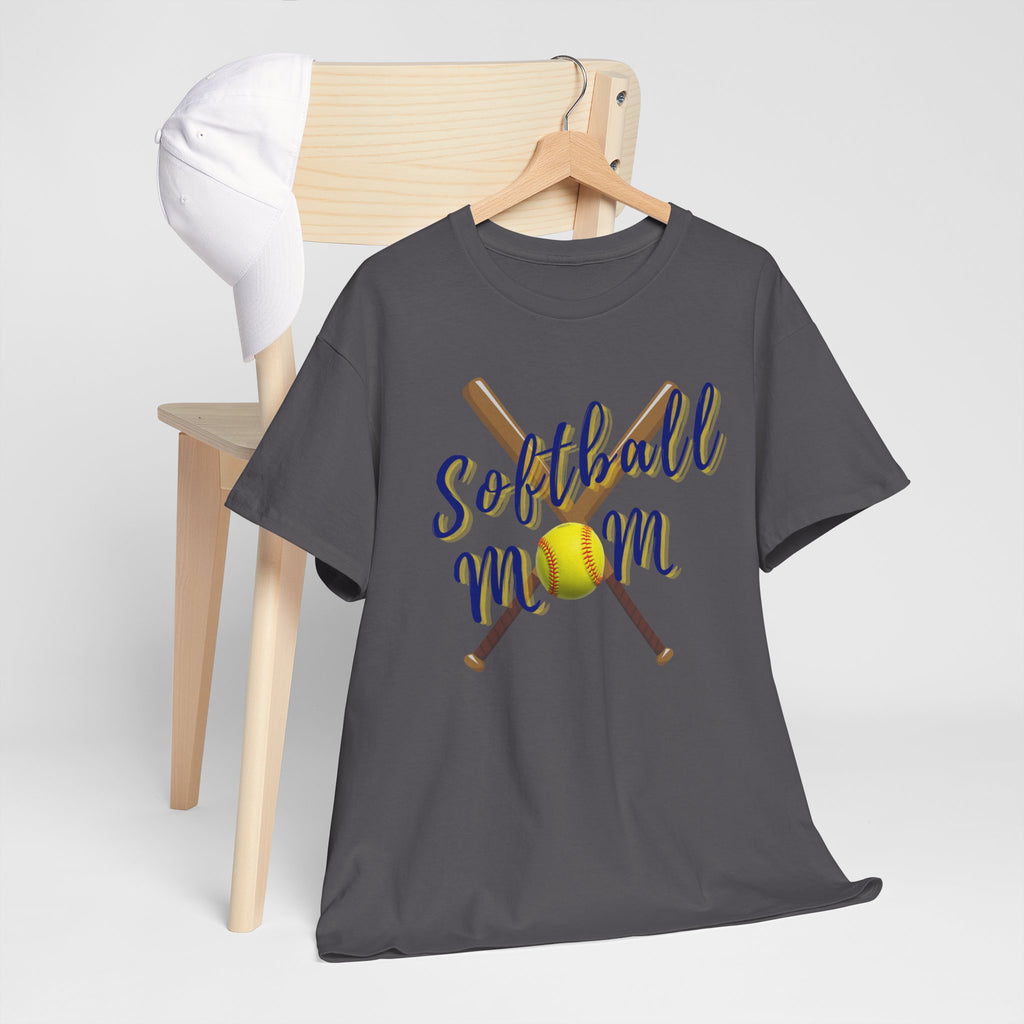Softball Mom T-Shirt — Bat & Ball Graphic Tee