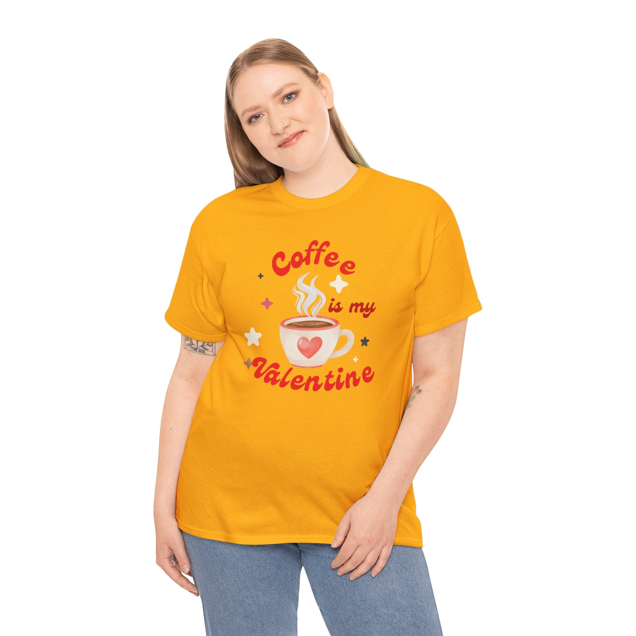 Coffee Is My Valentine Tee — Cute Valentine’s Day Coffee Shirt