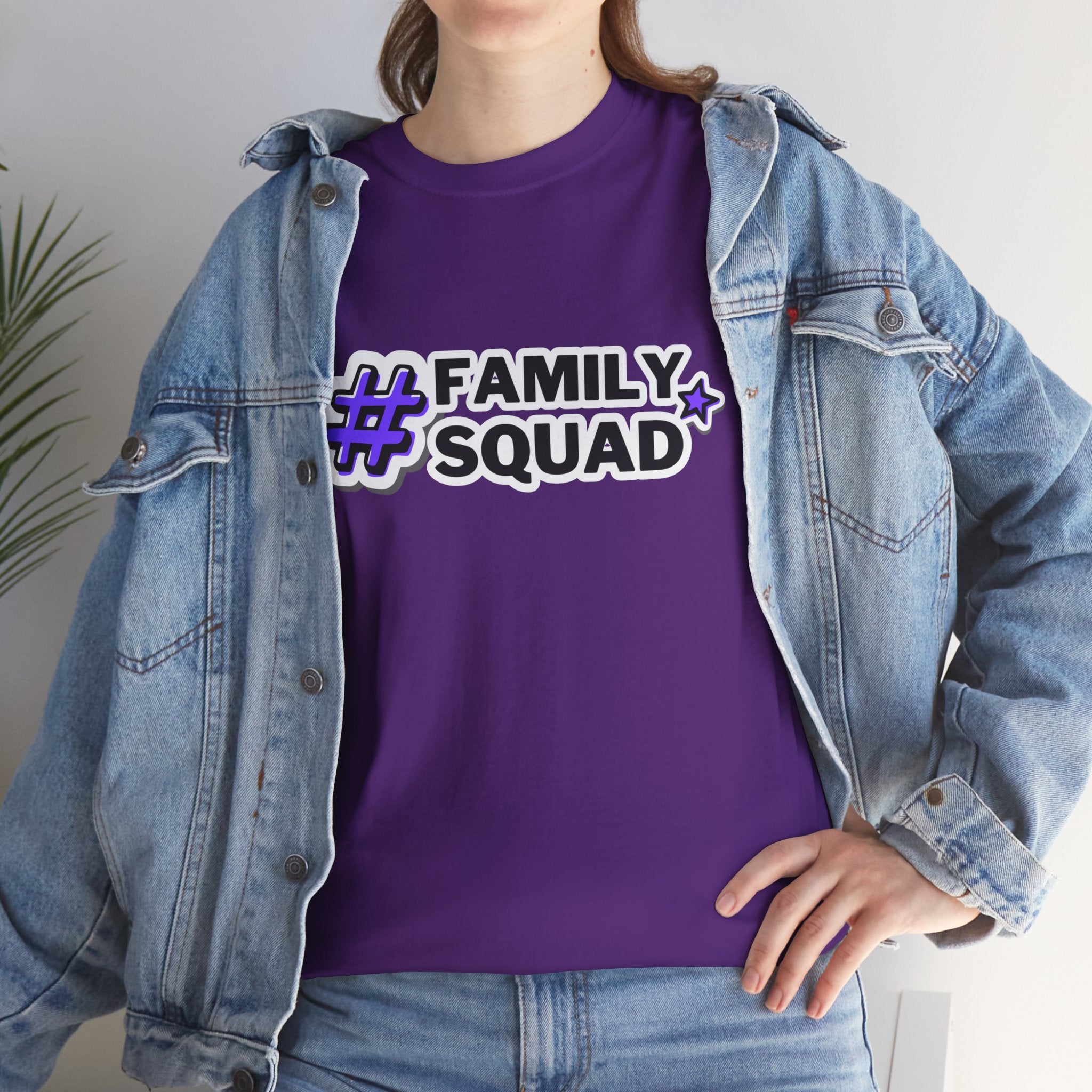 Family Squad T-Shirt — #FamilySquad Graphic Tee for Matching Family Outfits