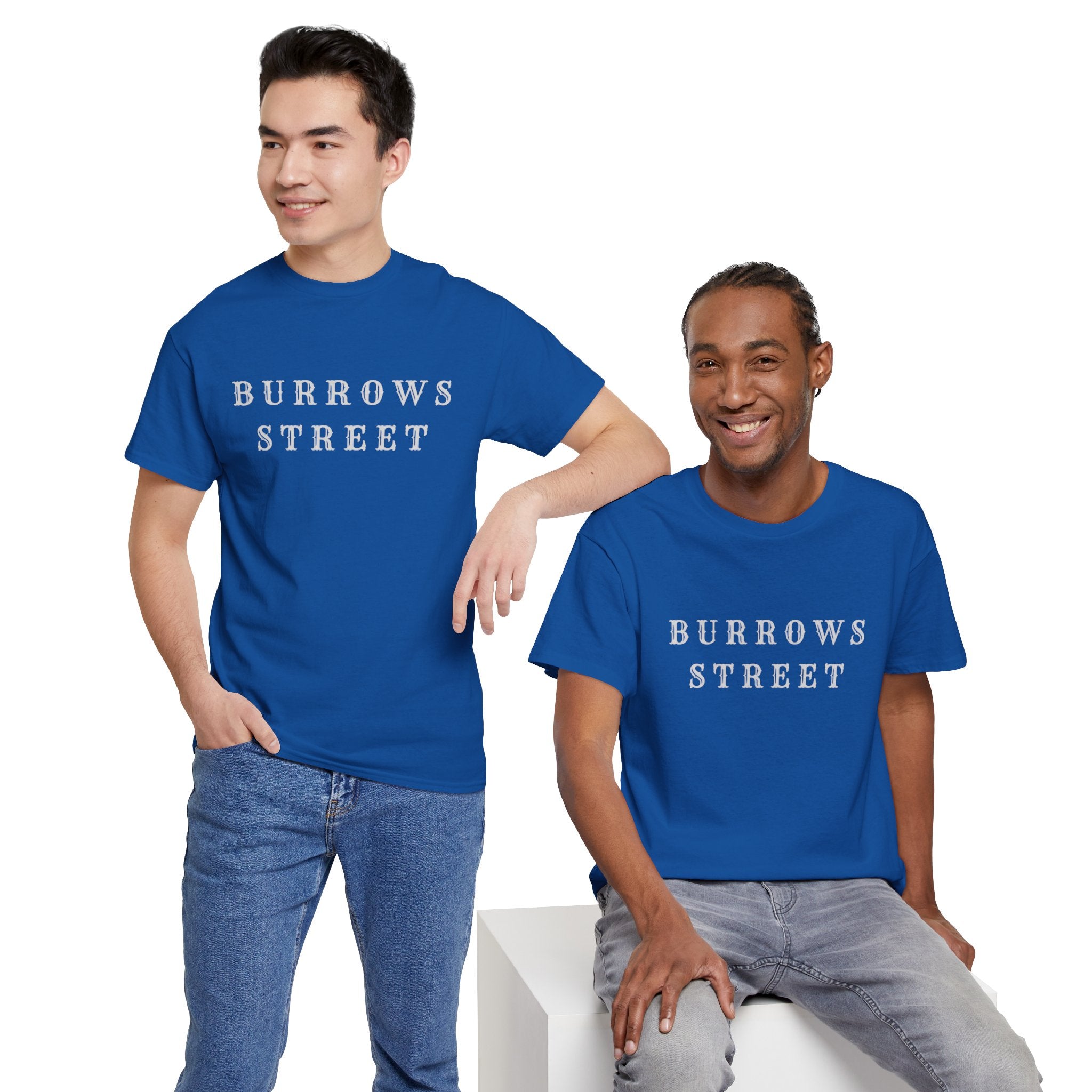 Burrows Street T-Shirt — Minimal Vintage Street Name Tee