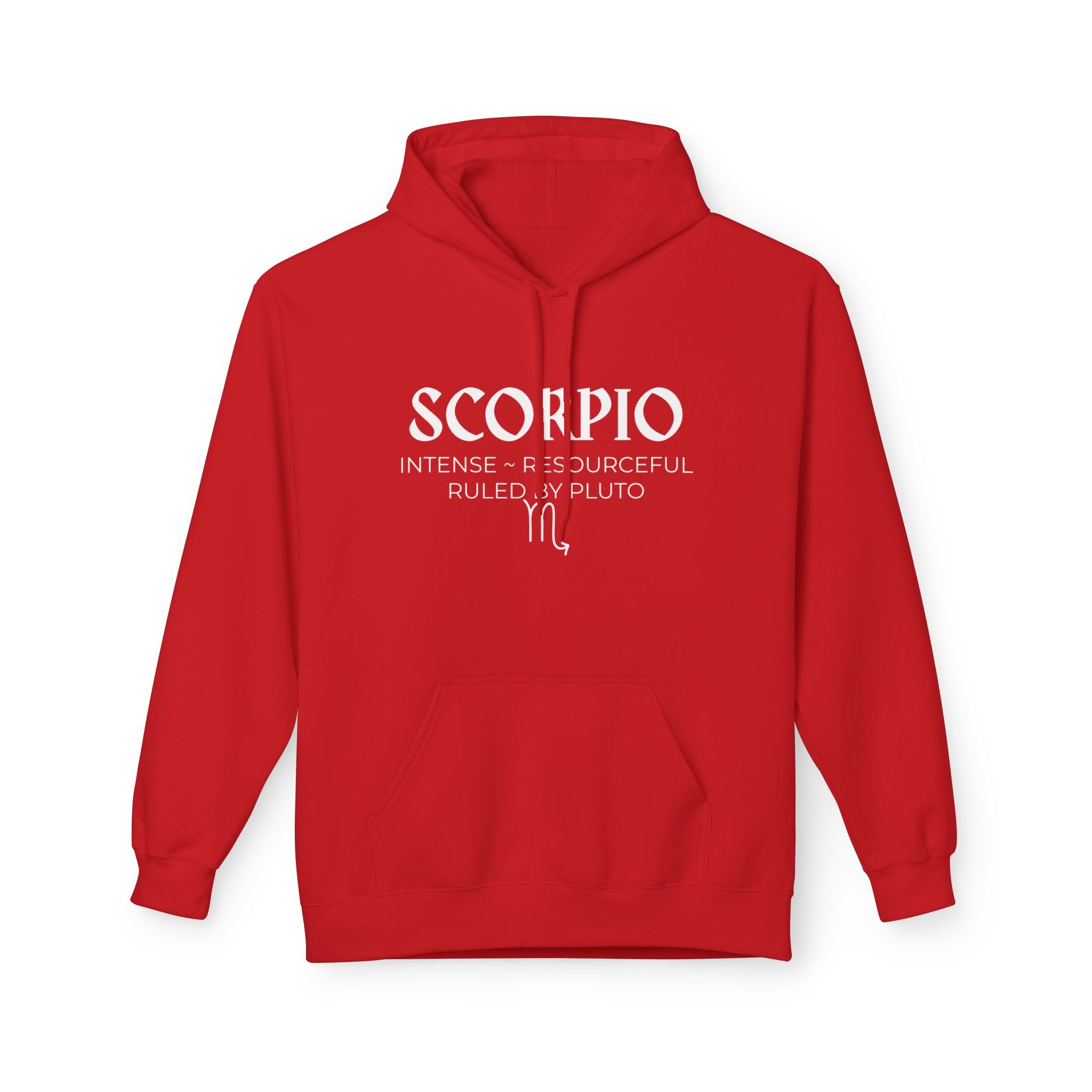 Scorpio Stylish Fleece Hoodie with Artistic Design for Comfort