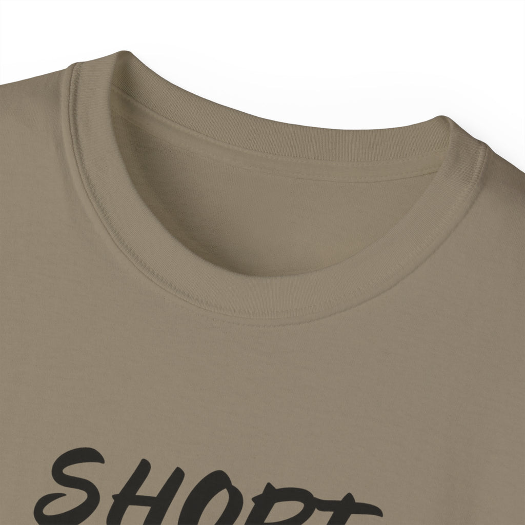 "Short Answer IDGAF" Cotton Tee — Funny Graphic Statement T-Shirt