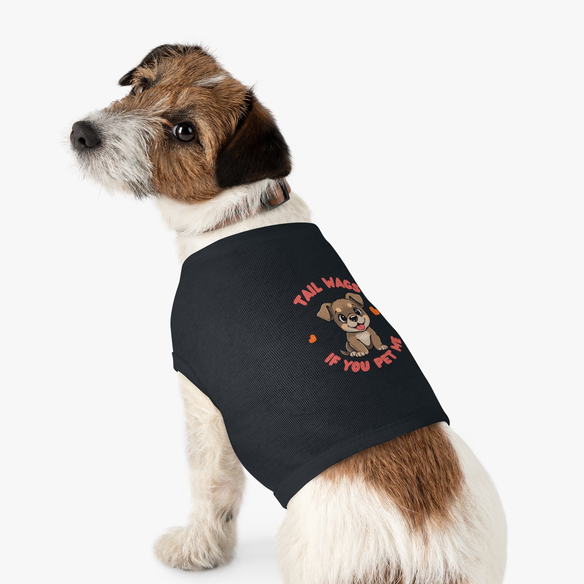 "Tail Wags...pet me" Pet Tank Top
