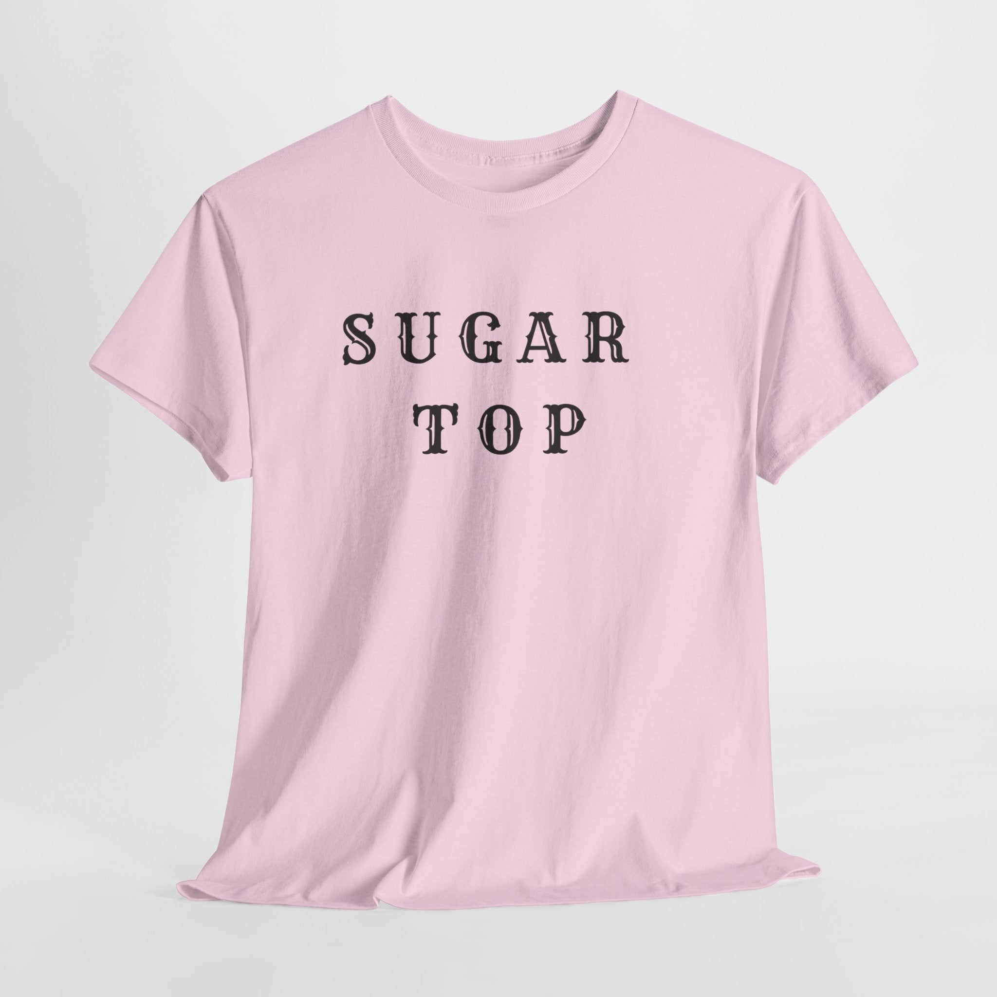 Sugar Top Minimalist Unisex Heavy Cotton Tee