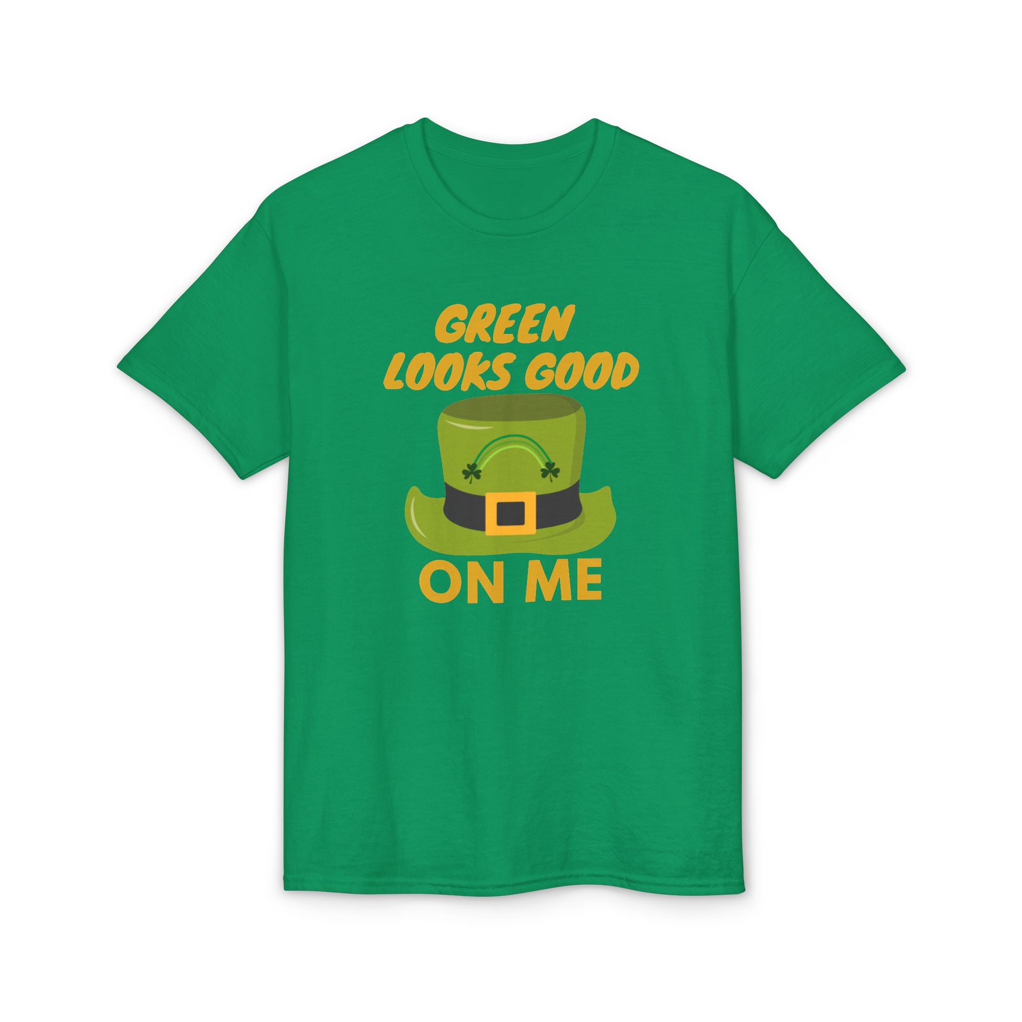 St. Patrick’s Heart Shamrock T-Shirt - “Green Looks Good On Me”