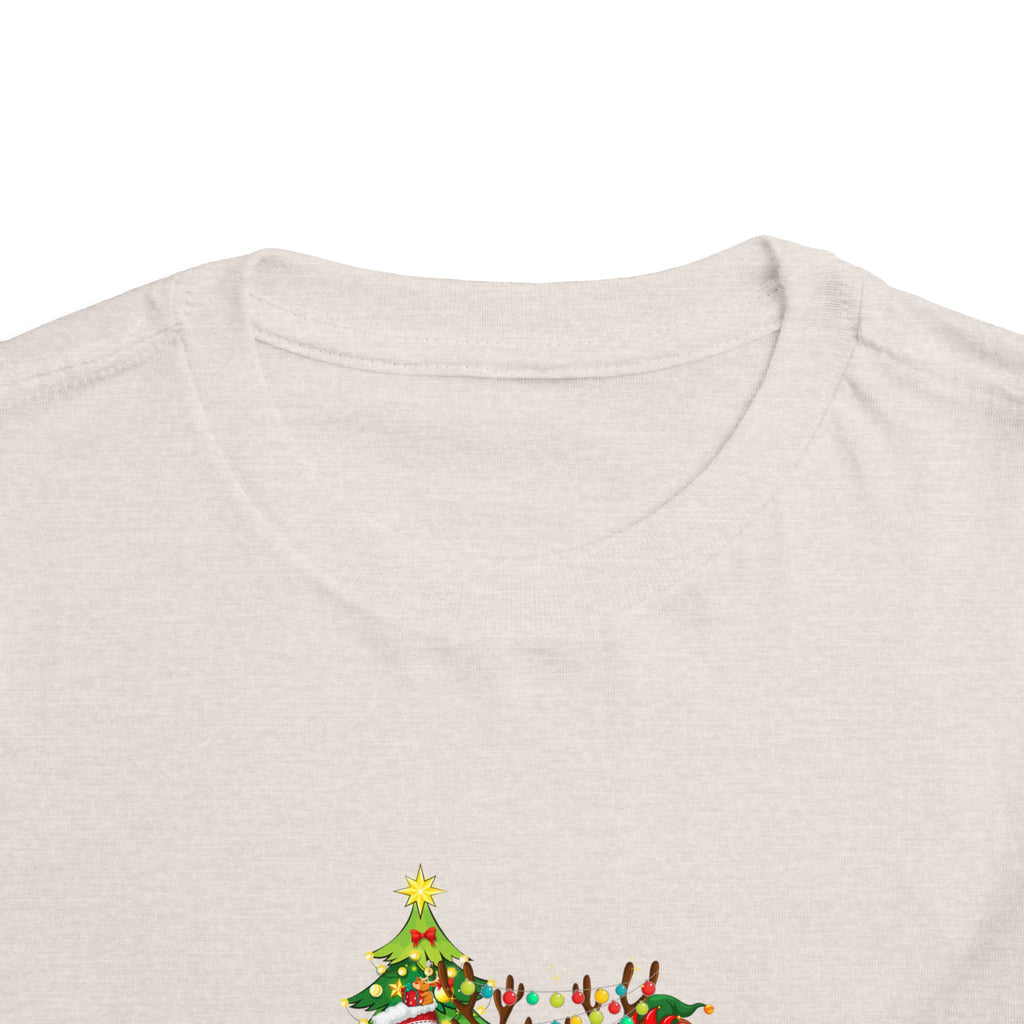 Happy Holidays Christmas Toddler Short Sleeve Tee