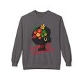 I Woke Up Powerful Crewneck Sweatshirt — Empowering Minimalist Line Art