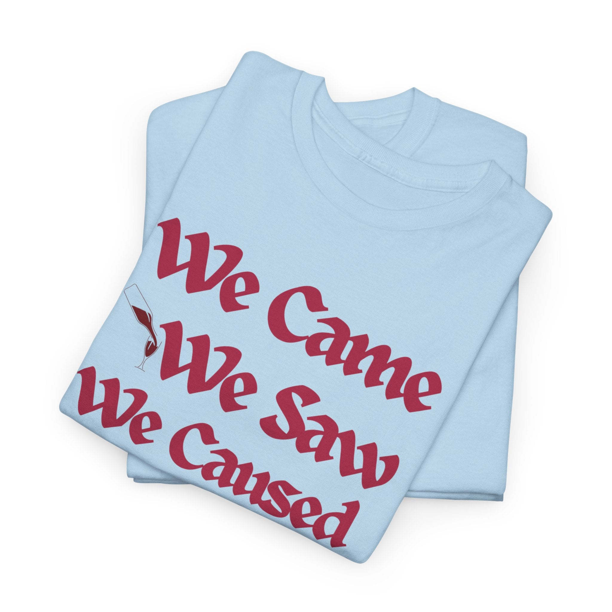 We Came We Saw We Caused A Scene T‑Shirt