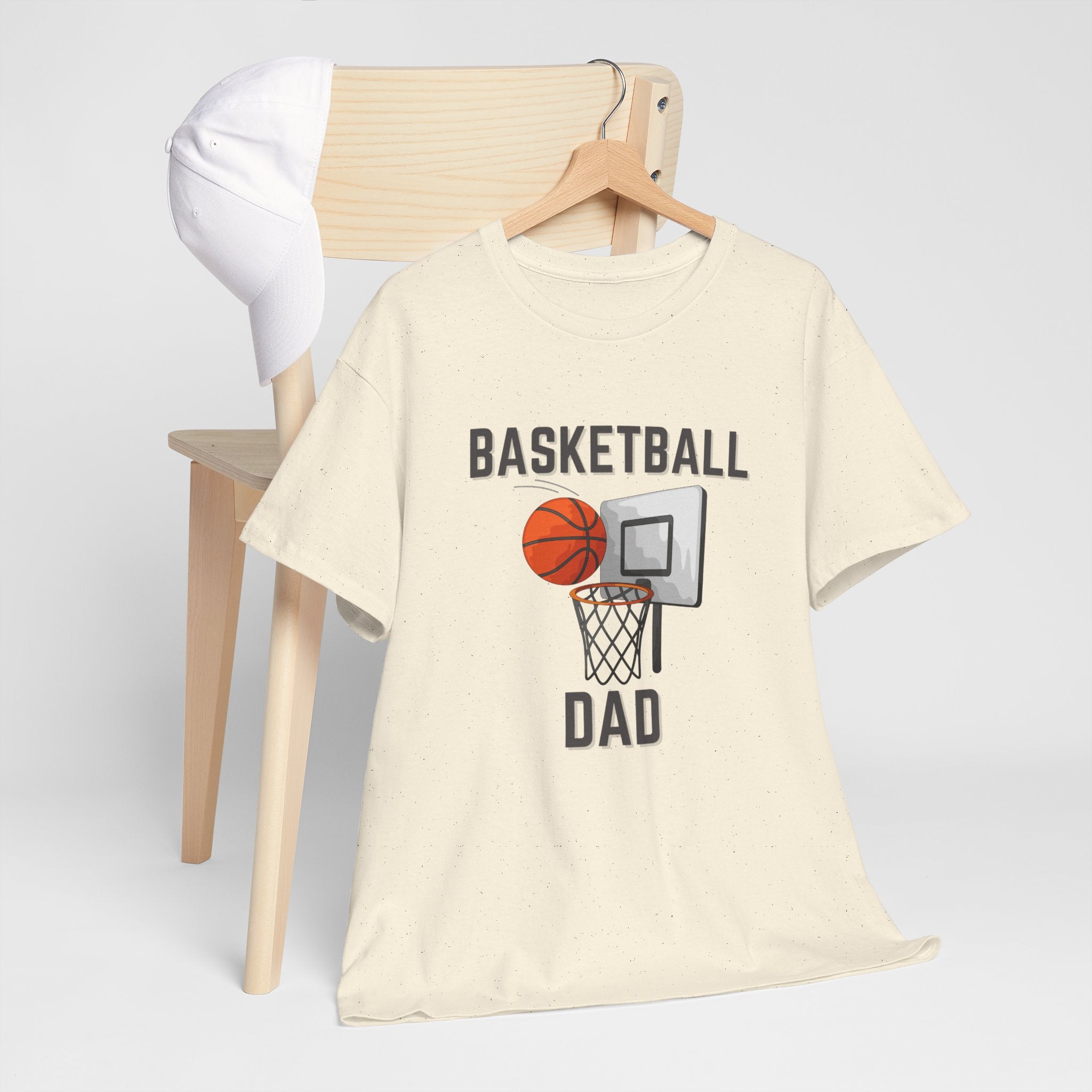 Basketball Dad T-Shirt — Dad Gift, Basketball Coach & Game Day Tee