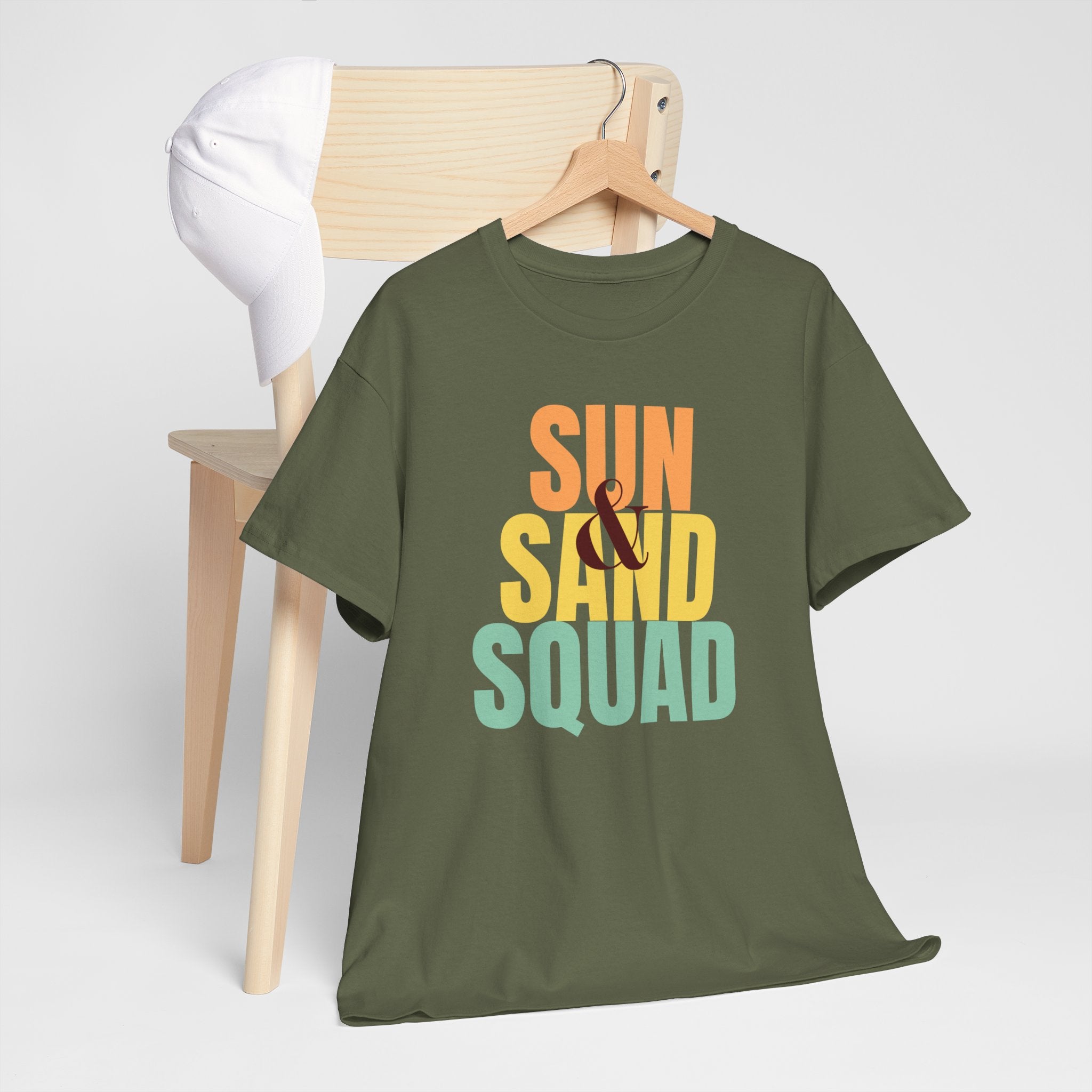 Sun & Sand Squad Tee — Retro Beach Summer T-Shirt
