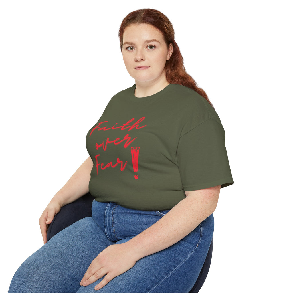 Faith Over Fear T‑Shirt — Inspirational Christian Tee