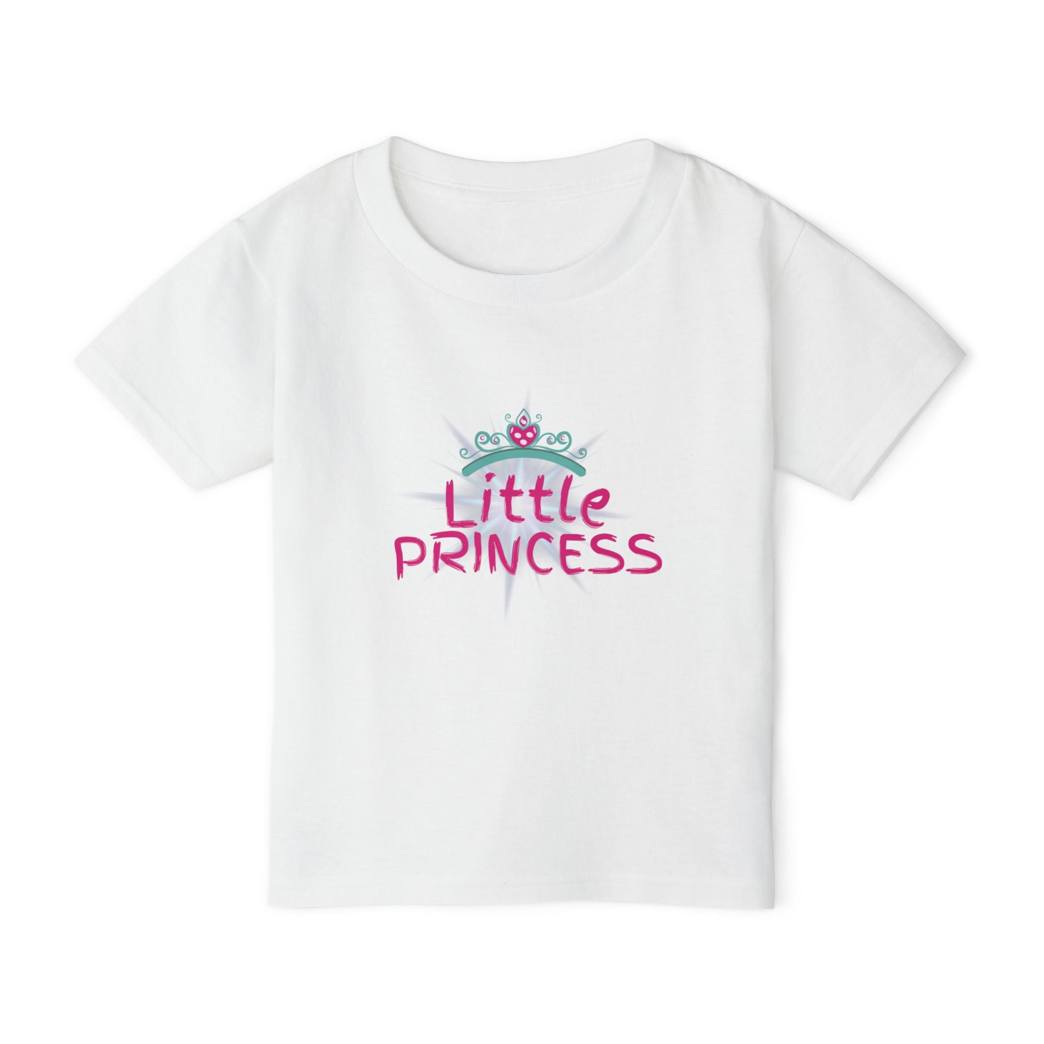 Little Princess Toddler T‑Shirt – Pink Tiara Tee for Baby Girls