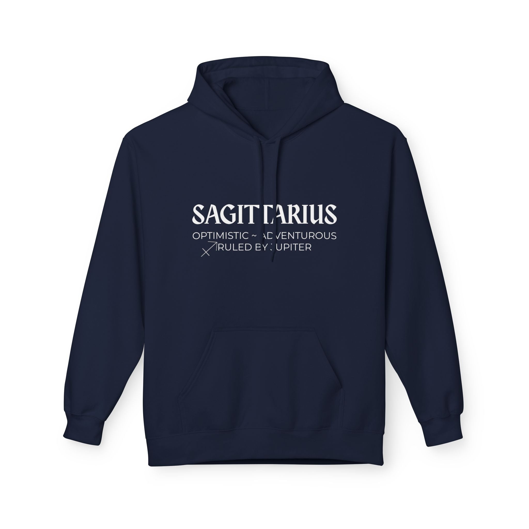 Sagittarius Zodiac Sign Hoodie - Unisex Midweight Fleece Sweatshirt