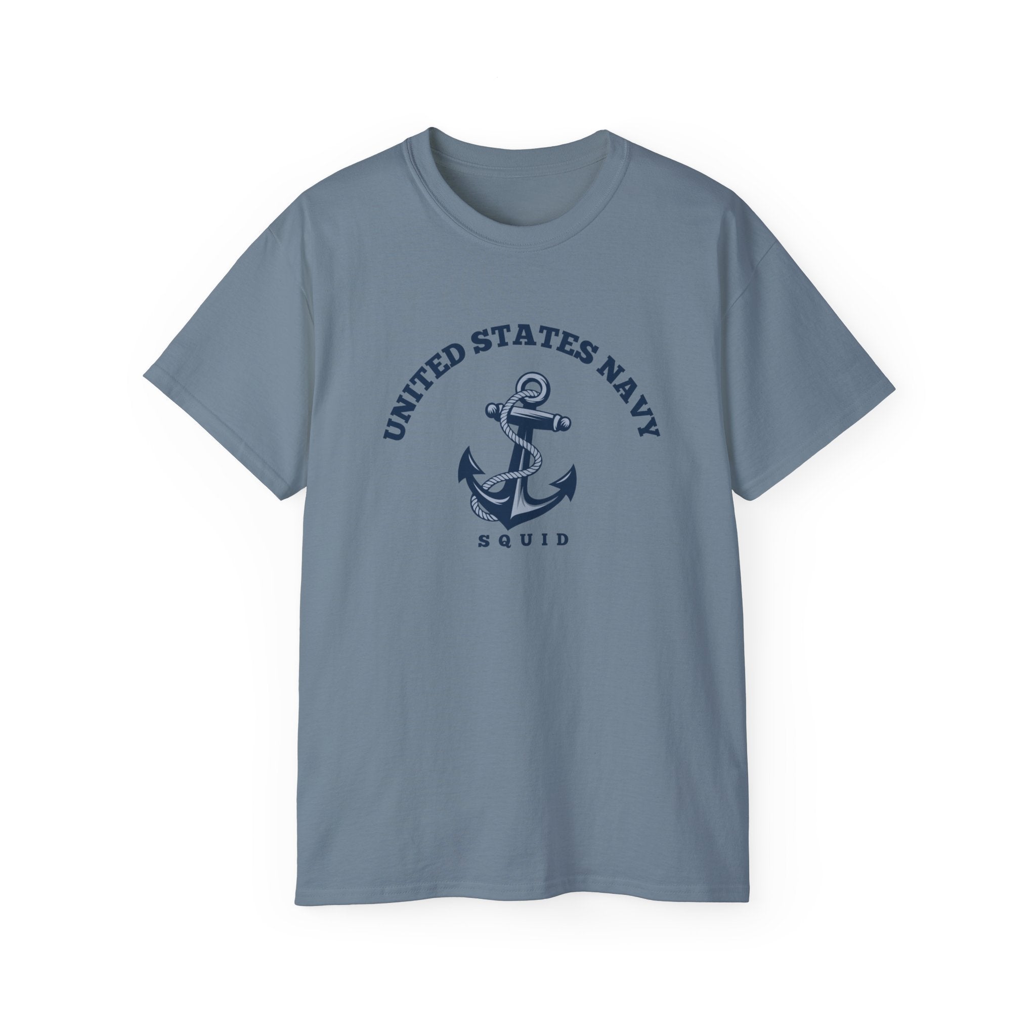 United States Navy Anchor Tee — "Squid" Graphic Cotton T-Shirt