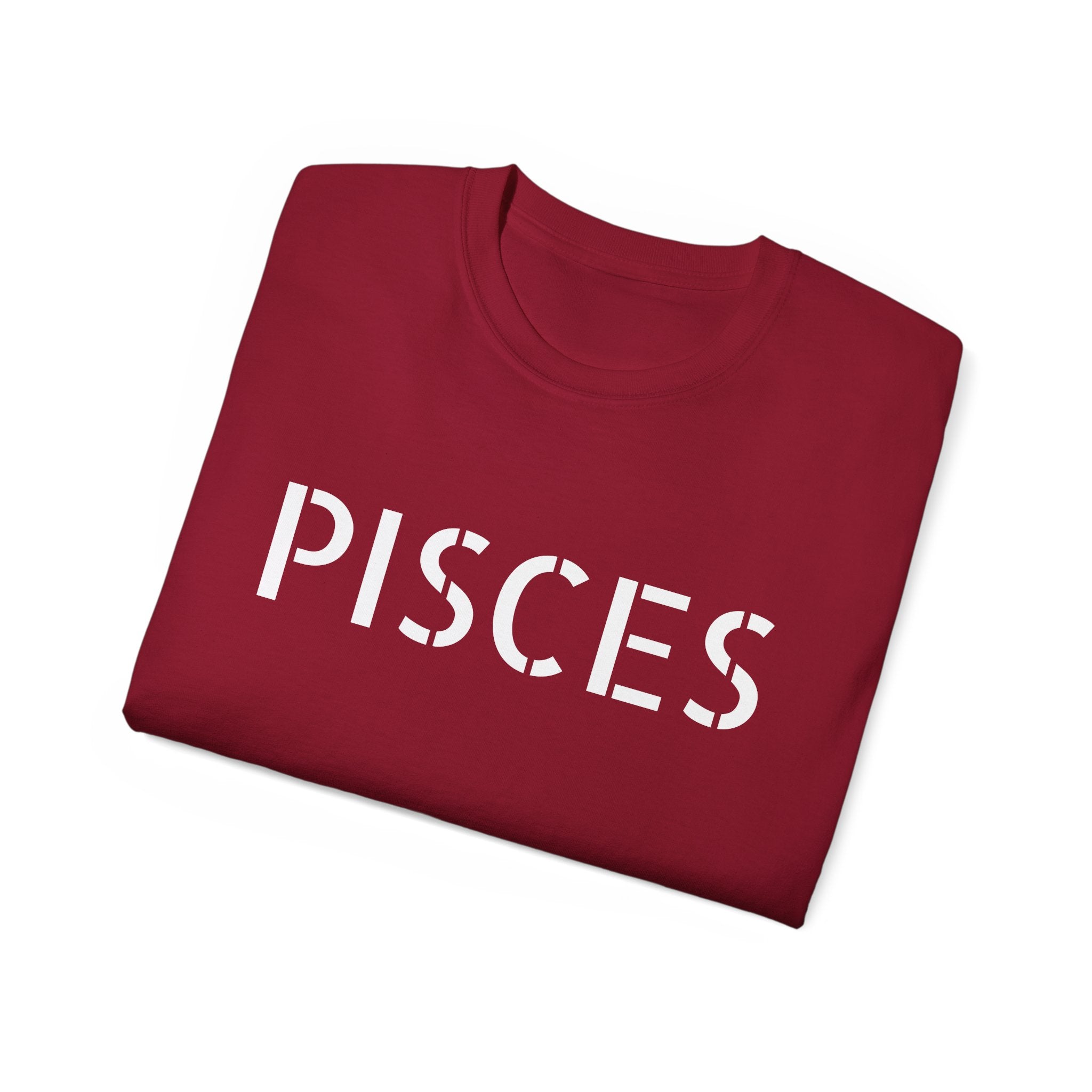 Pisces Zodiac Unisex Ultra Cotton Tee - Astrological Sign Graphic Shirt