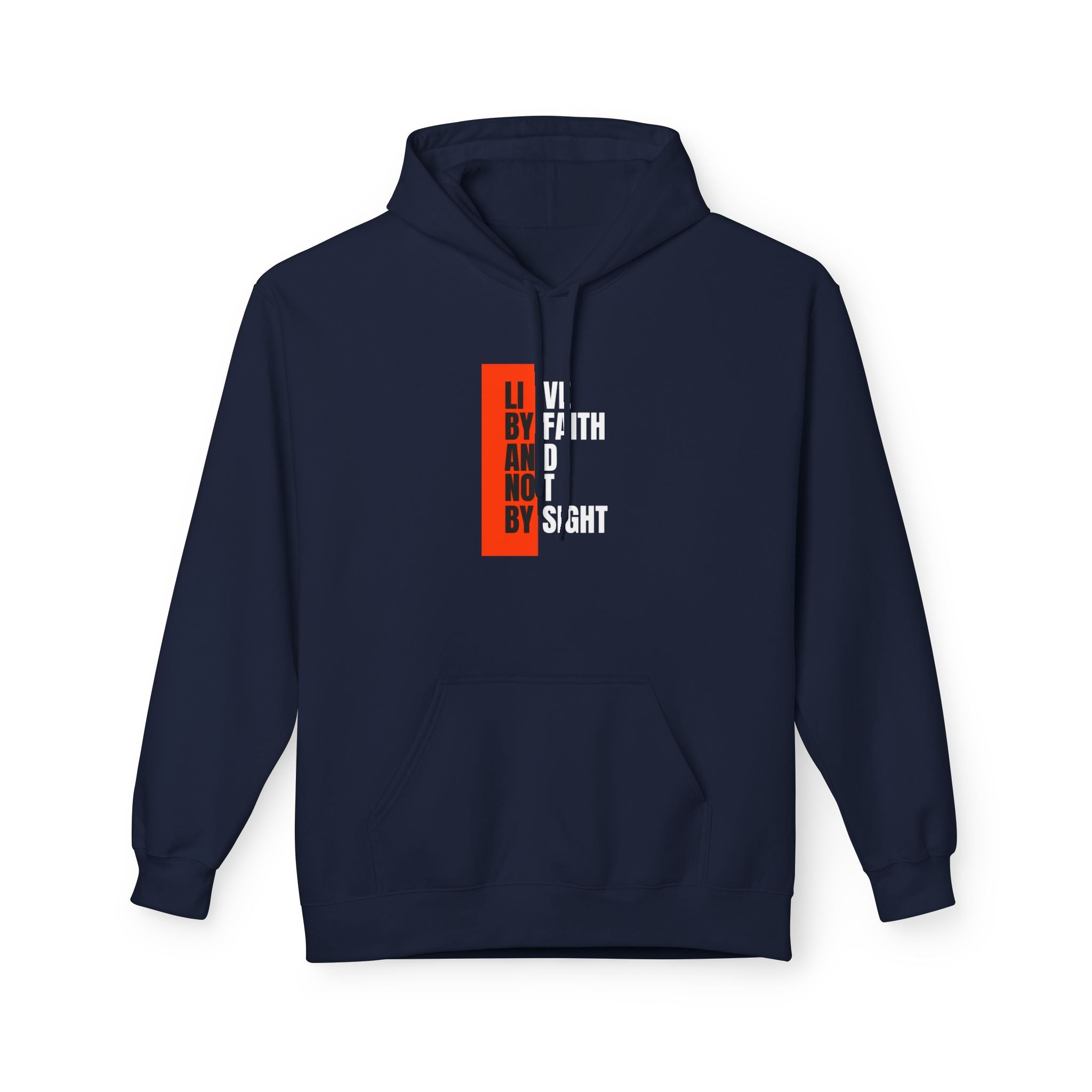 Faith Over Sight Hoodie — "By Faith Not By Sight" Graphic Hoodie