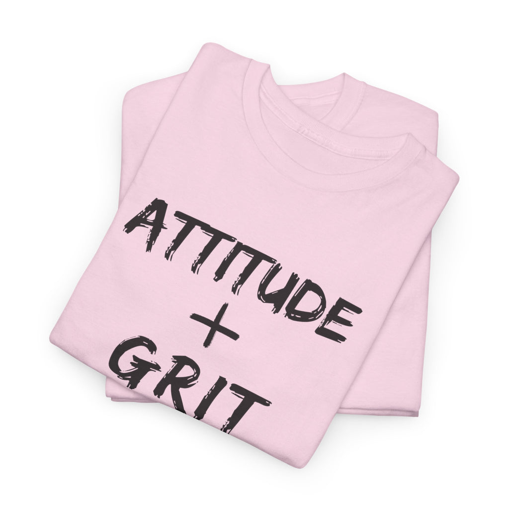Hill Raised Tee — "Attitude + Grit" Graphic T-Shirt