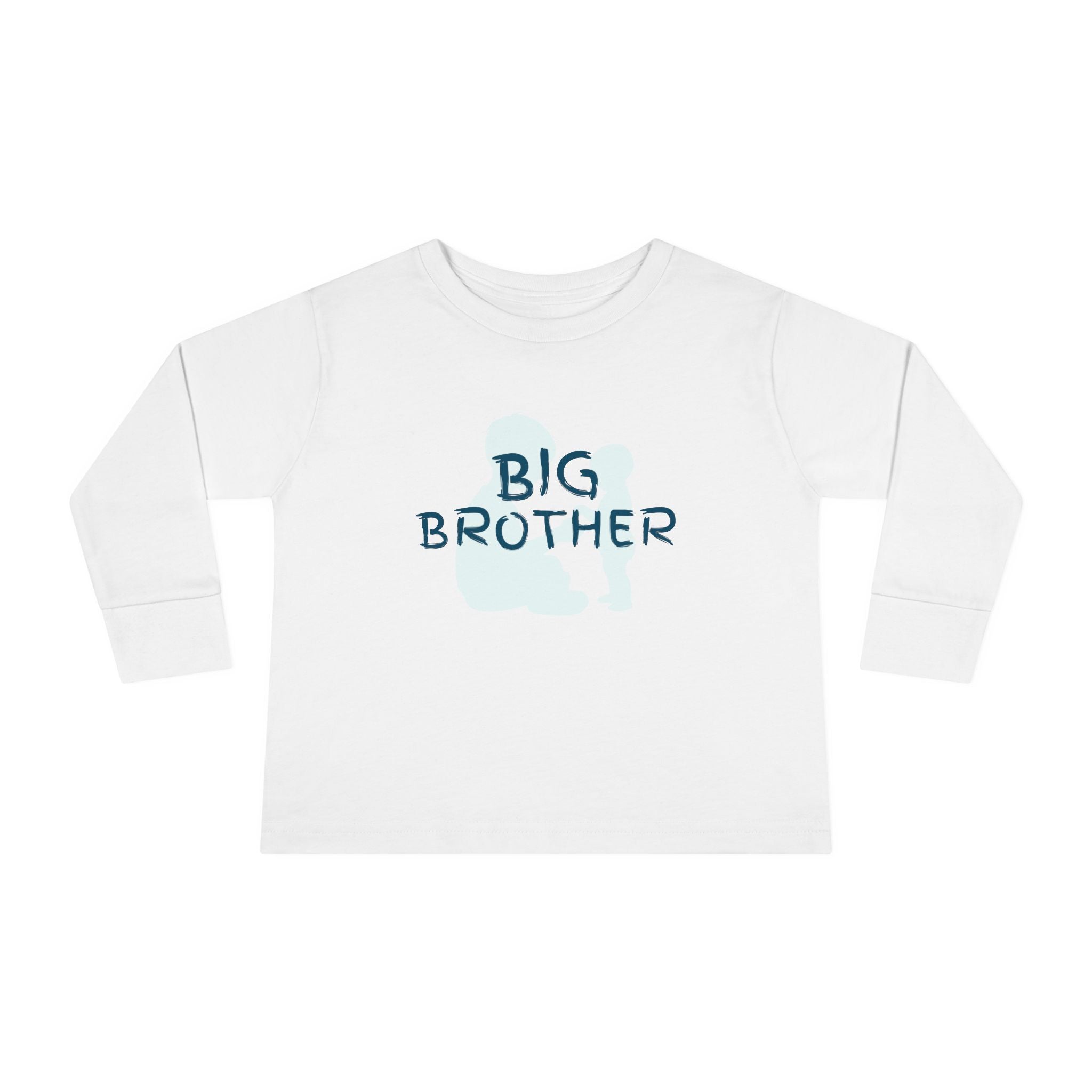 Big Bro Toddler Long Sleeve Tee — Cute Sibling Announcement Shirt