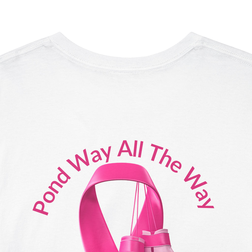 Breast Cancer Awareness Tee — “Our Fight Is Her Fight” Pink Ribbon Support Shirt