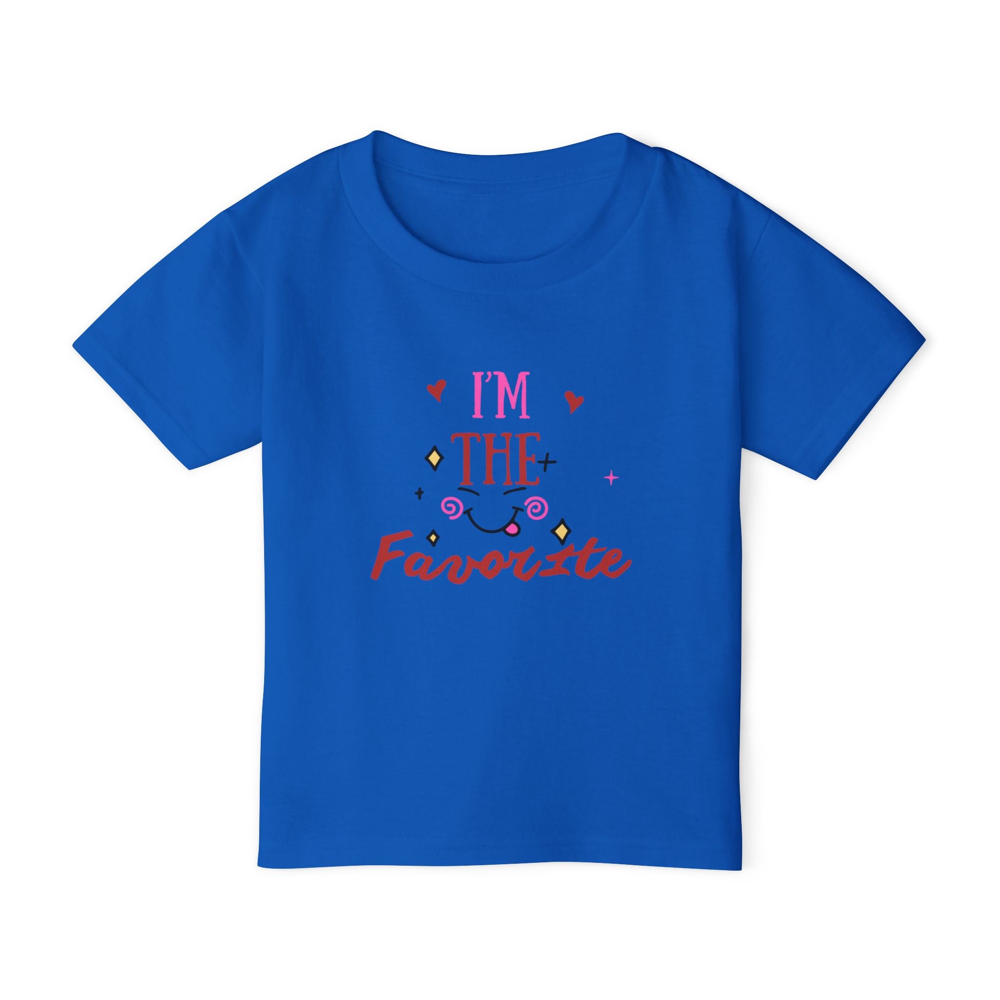 I’m The Favorite Toddler T-Shirt — Cute Heart & Script Baby Tee
