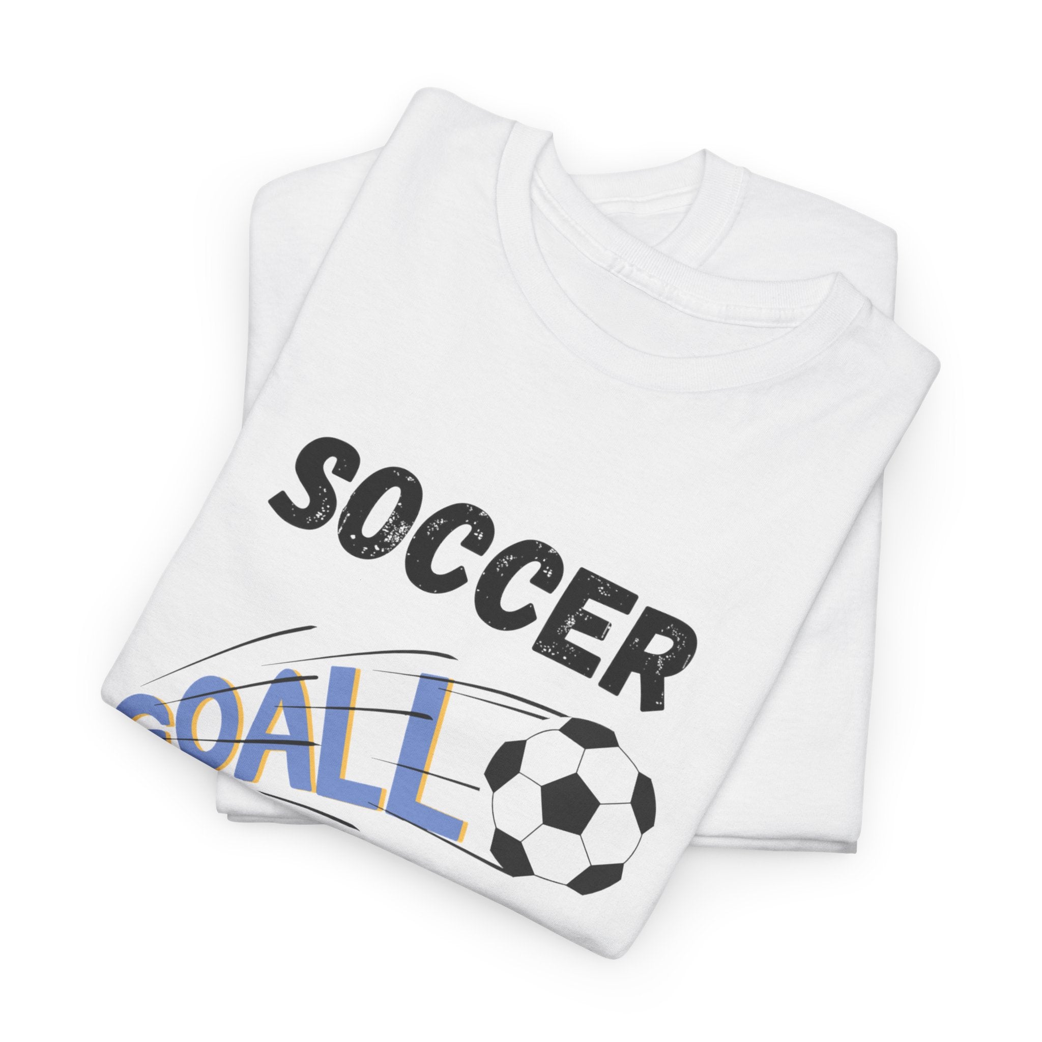 Soccer Mom T‑Shirt — 'Soccer Goal!' Graphic Tee with Soccer Ball