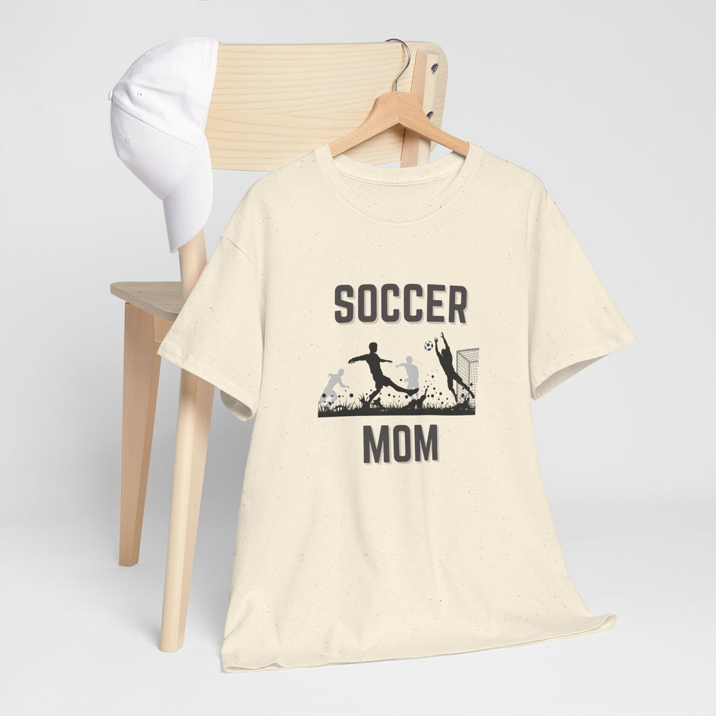 Soccer Mom T-Shirt - Graphic Soccer Player & Goal Tee for Proud Sports Moms