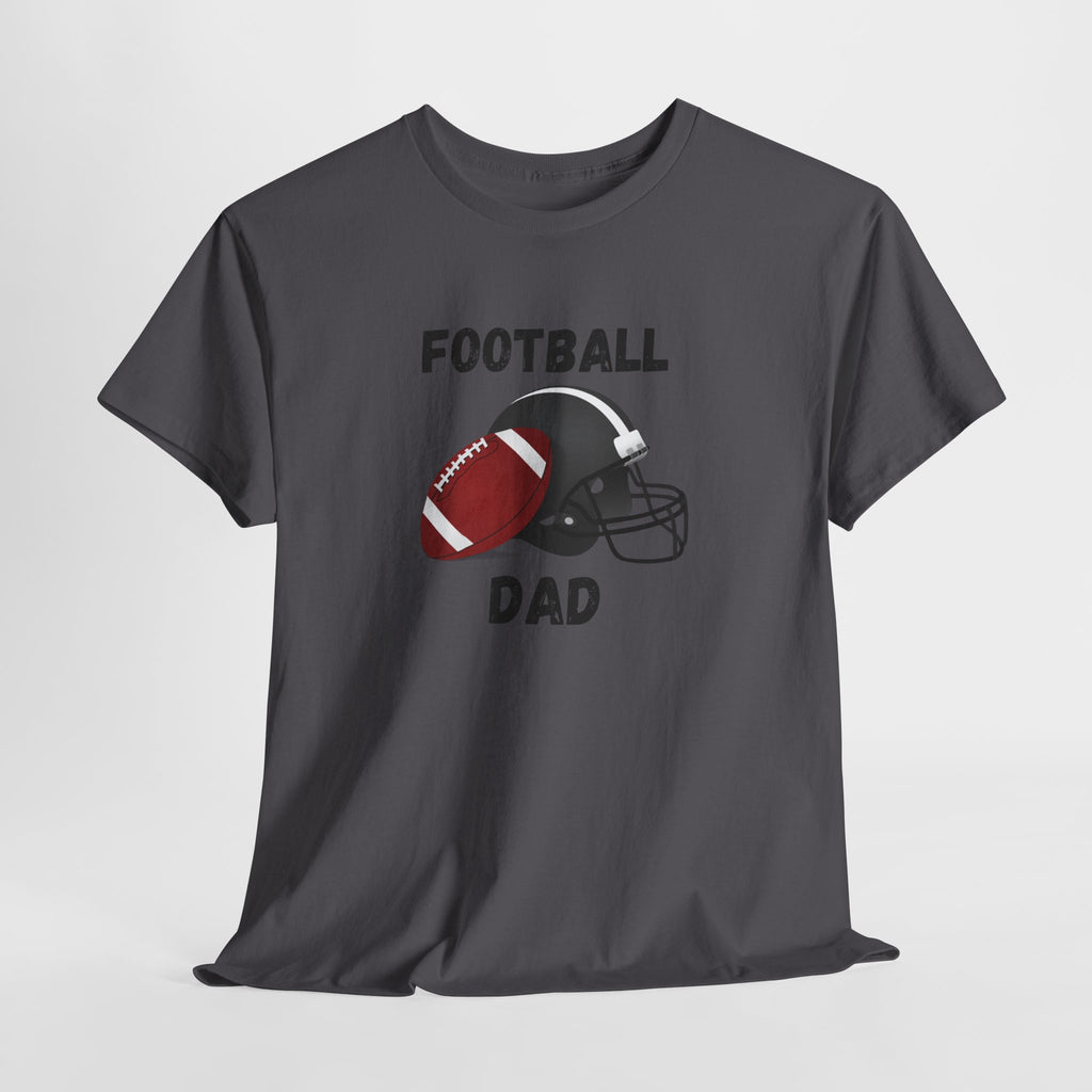 Football Dad T-Shirt — Classic Football & Helmet Tee for Proud Dads