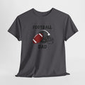 Football Dad T-Shirt — Classic Football & Helmet Tee for Proud Dads