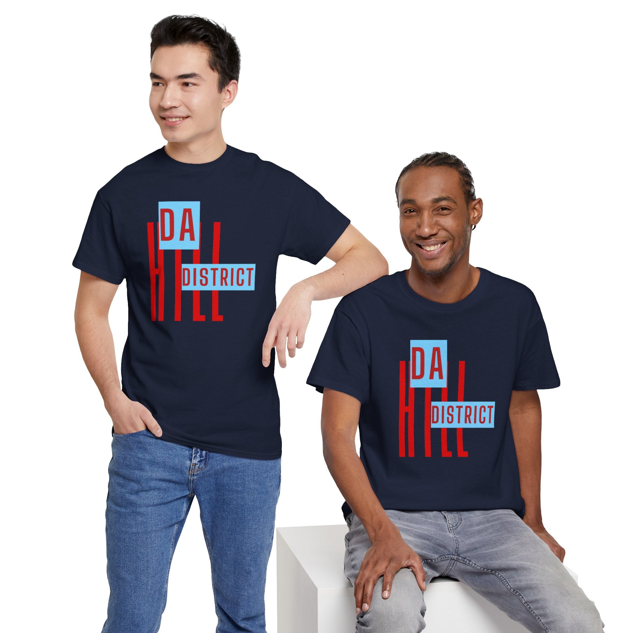 Hill District Retro Logo T‑Shirt — "Da Hill District" Pittsburgh Pride Tee