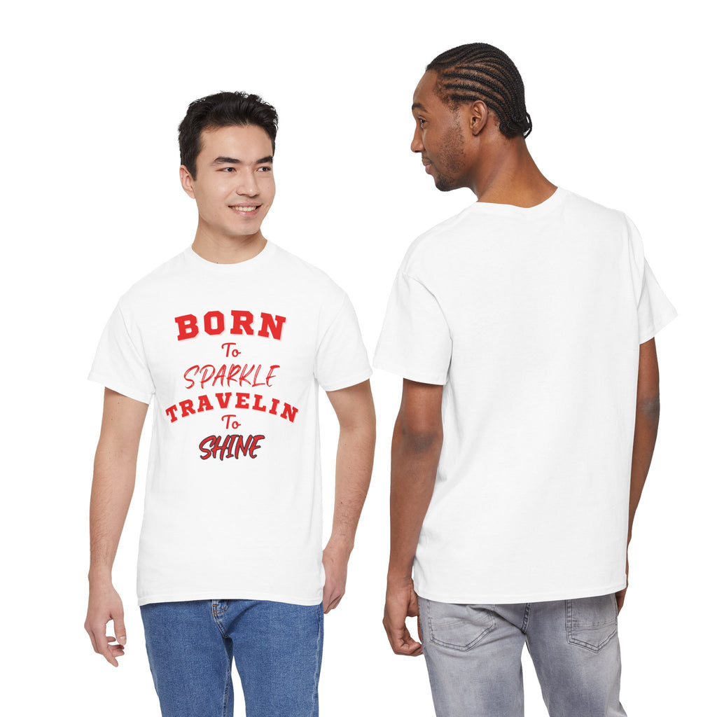 Traveling and shining T‑Shirt — Adventure Graphic Tee