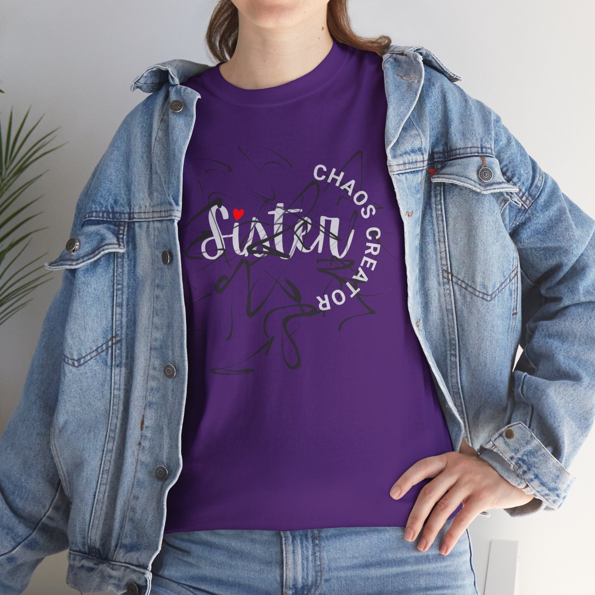 Sister Tee — 'Chaos Creator' Lightweight Sister Graphic T-Shirt