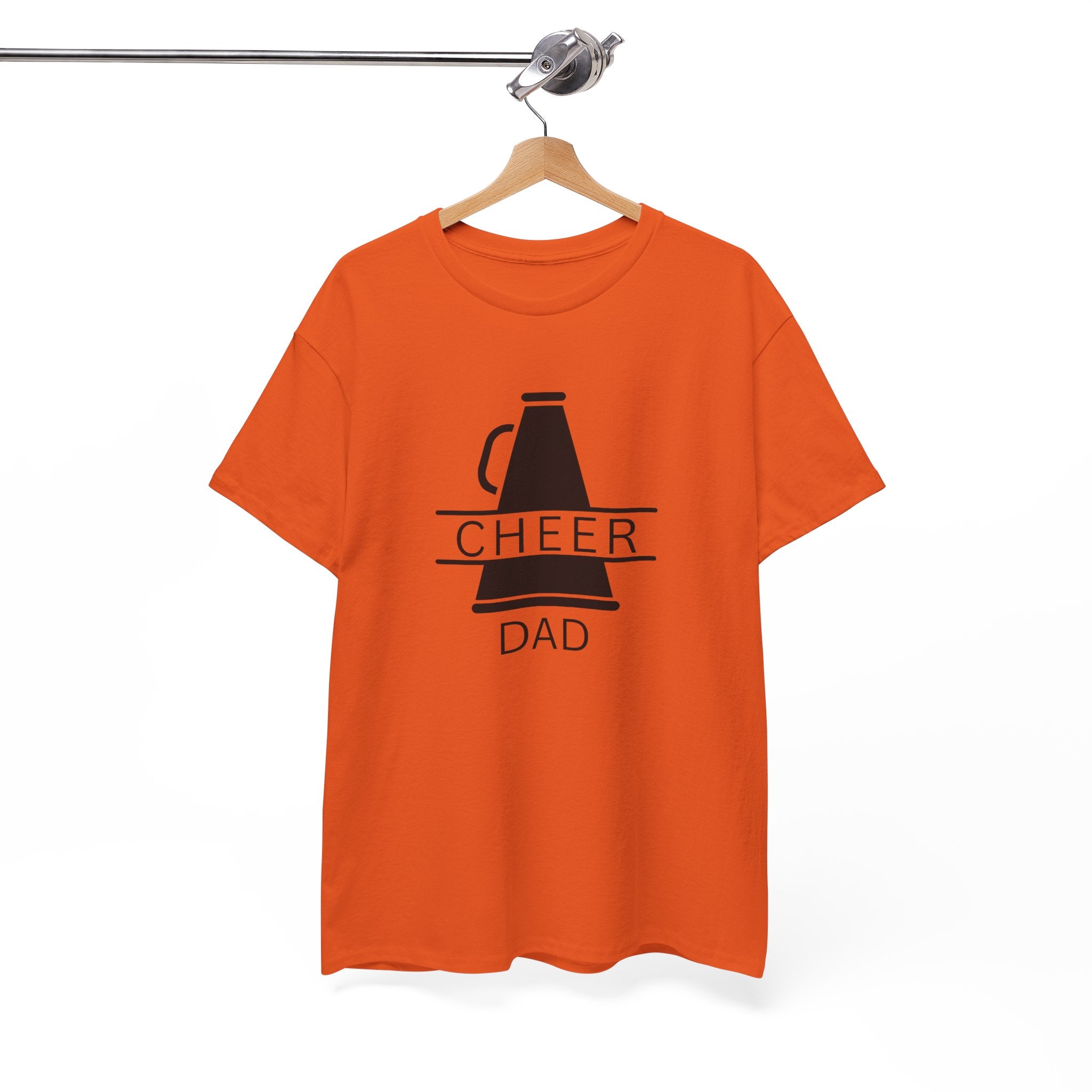 Cheer Dad T-Shirt – Megaphone Graphic Tee for Proud Cheerleading Fathers