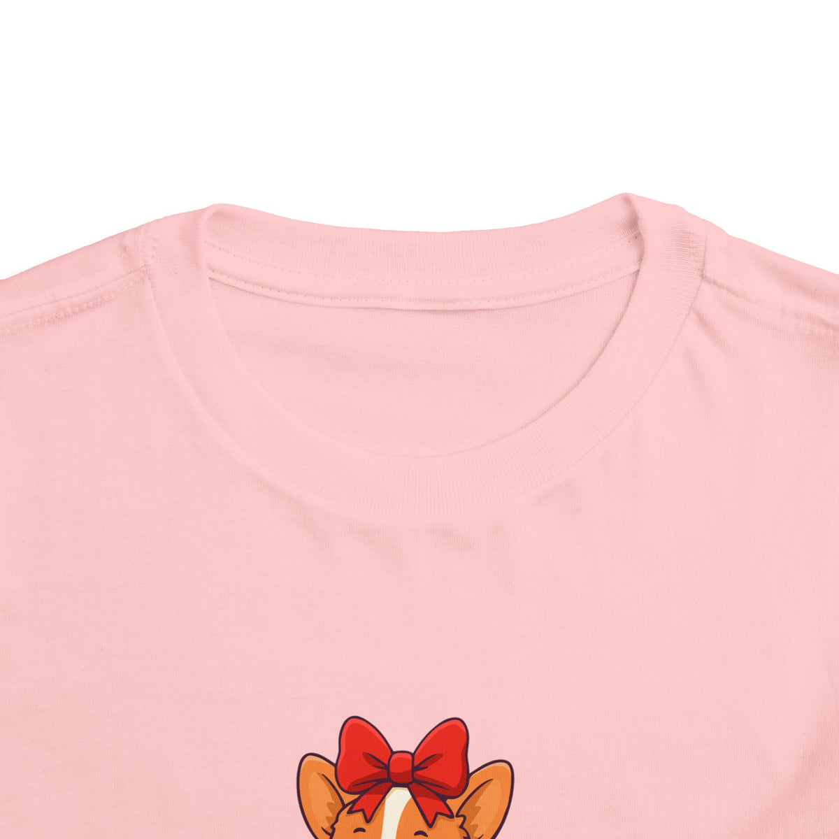 Merry and Bright Fox Christmas Toddler Short Sleeve Tee