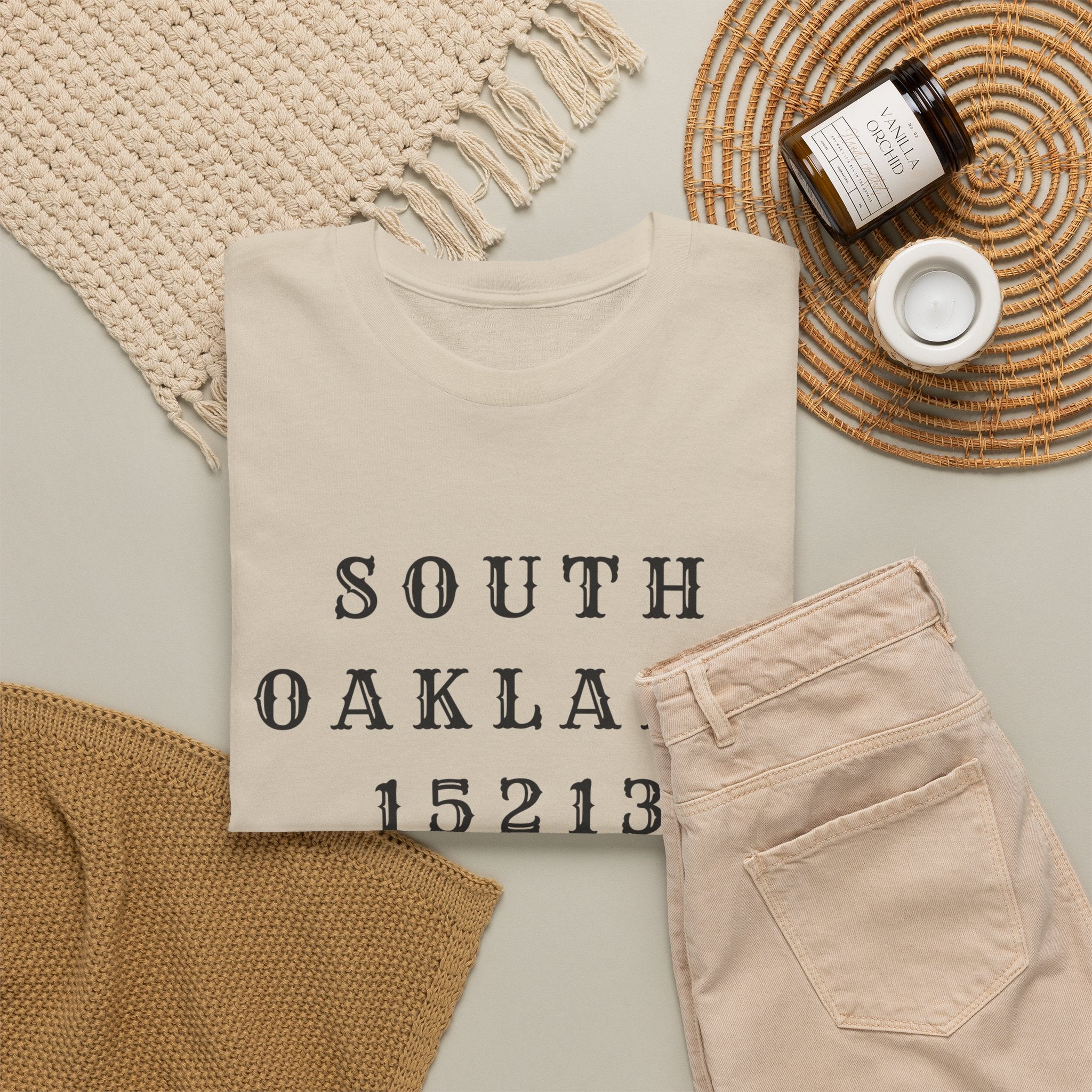 South Oakland 15213 T‑Shirt — Vintage Zip Code Tee