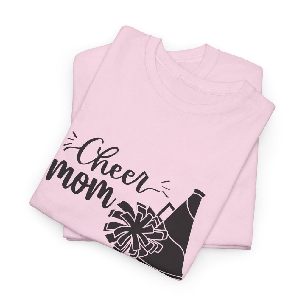 Cheer Mom T-Shirt — Pom Pom & Megaphone Mom Tee
