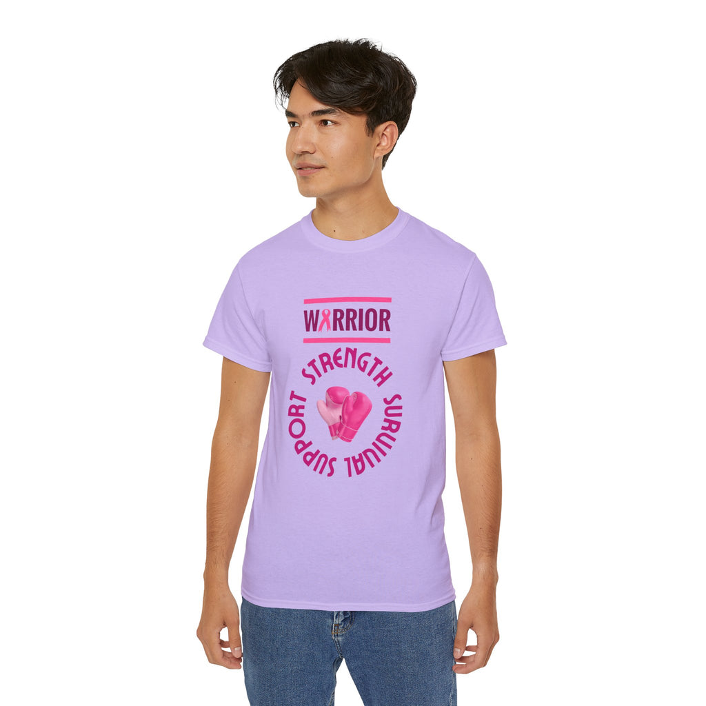 Breast Cancer Warrior T-Shirt — Support Strength Survival Tee