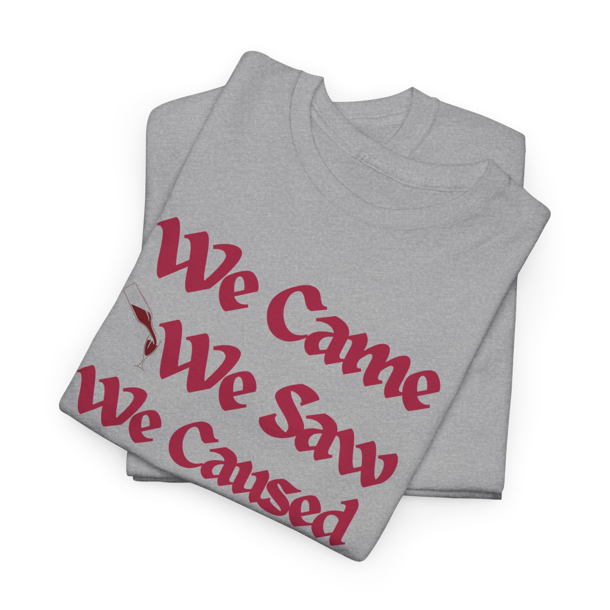 We Came We Saw We Caused A Scene T‑Shirt