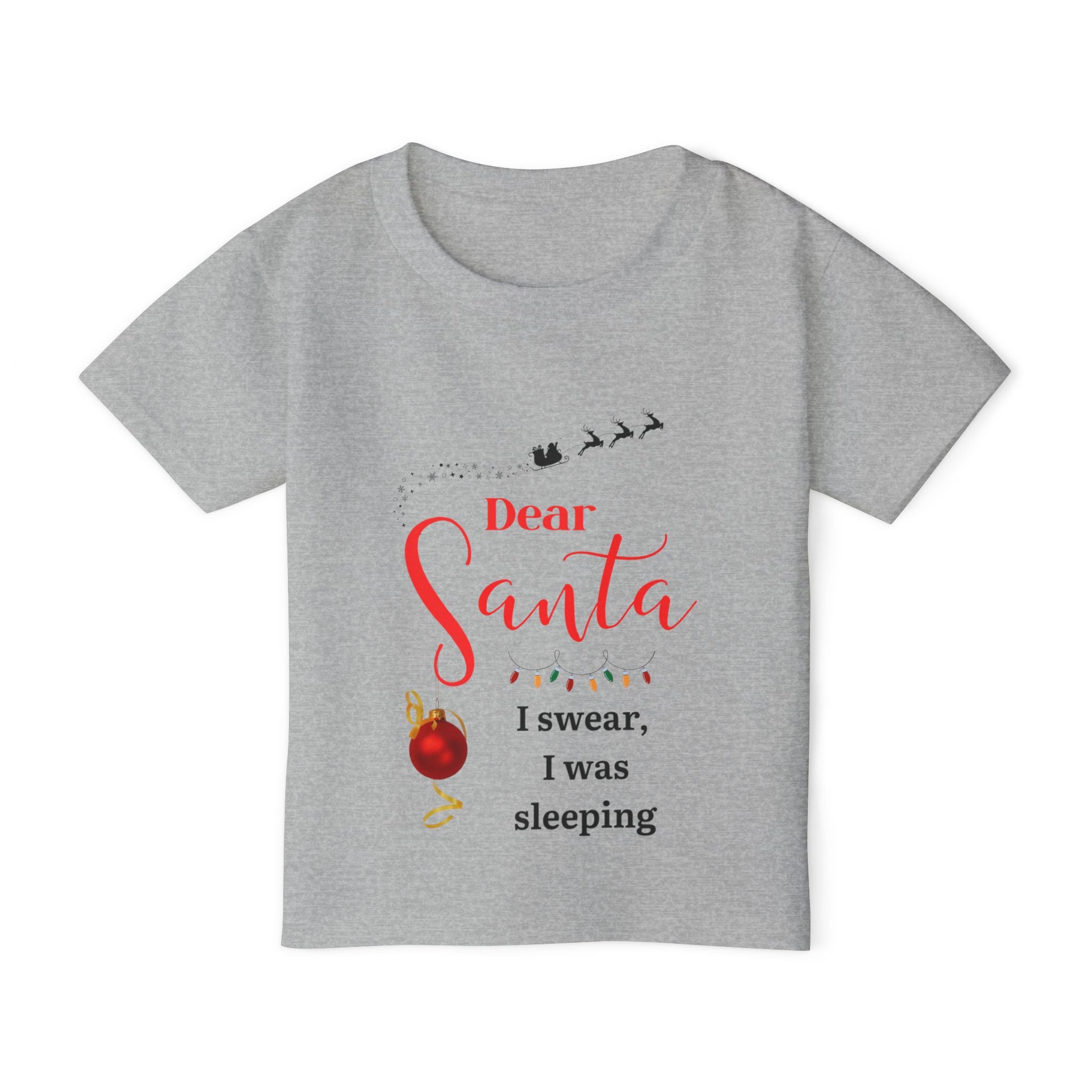 Dear Santa, I swear I was...Toddler T-Shirt, Christmas Kids Tee, Holiday Gift, Cute Toddler Outfit, Festive Family Party Shirt